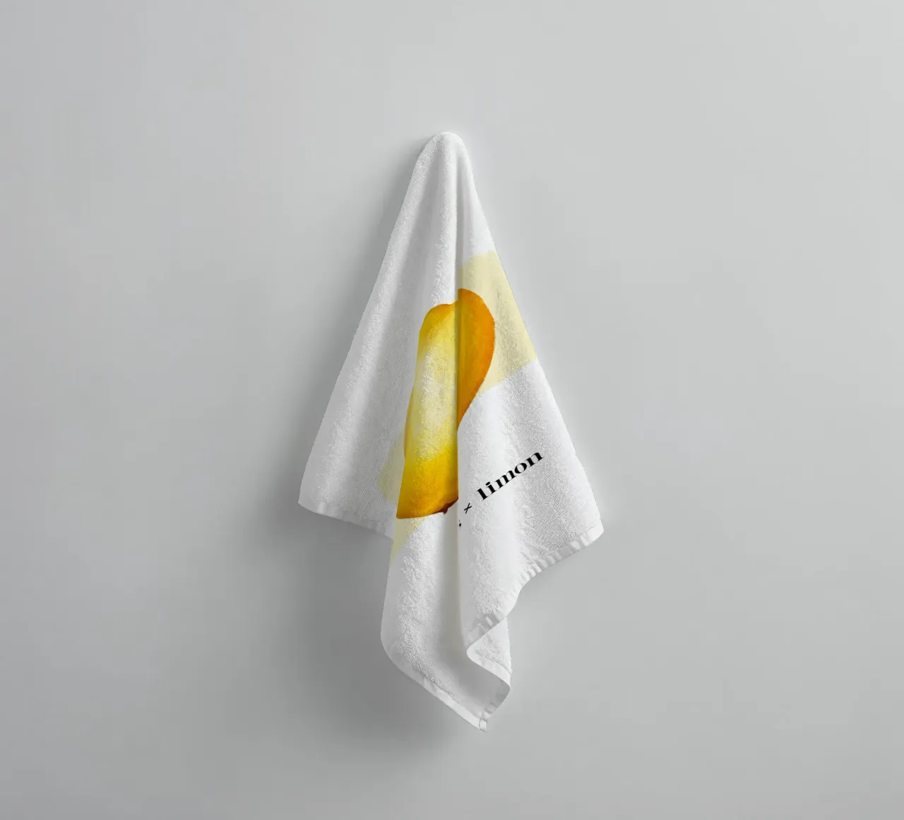 Citrus x limon № 1 asciugamano da bagno da color&shape