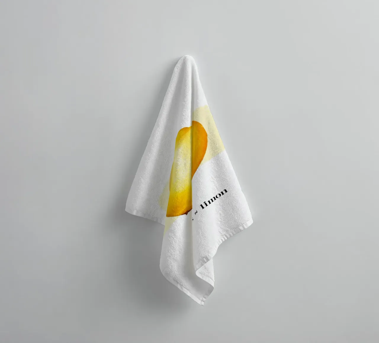 Citrus x limon № 1 asciugamano da bagno da color&shape