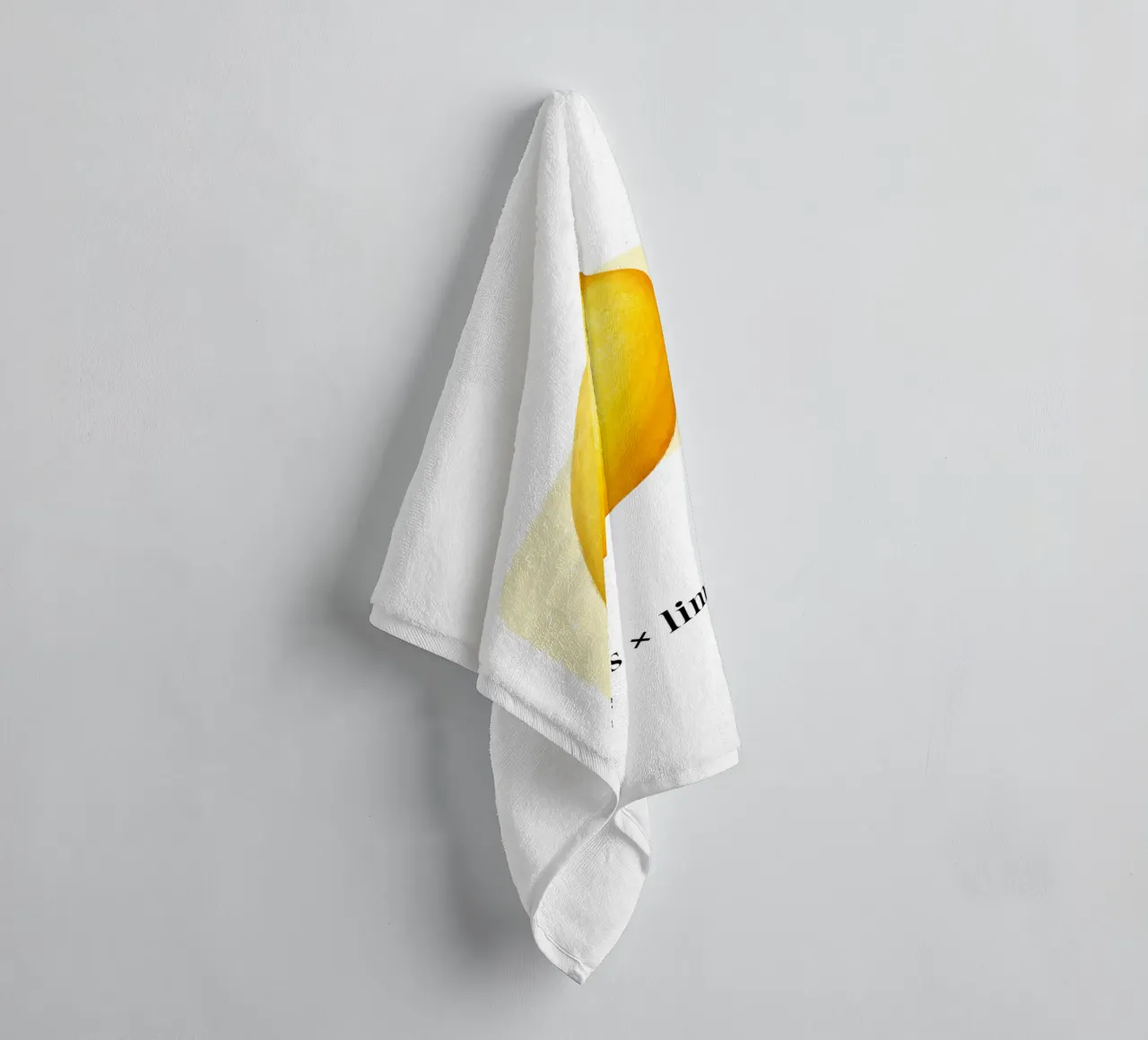 Citrus x limon № 1 asciugamano da bagno da color&shape