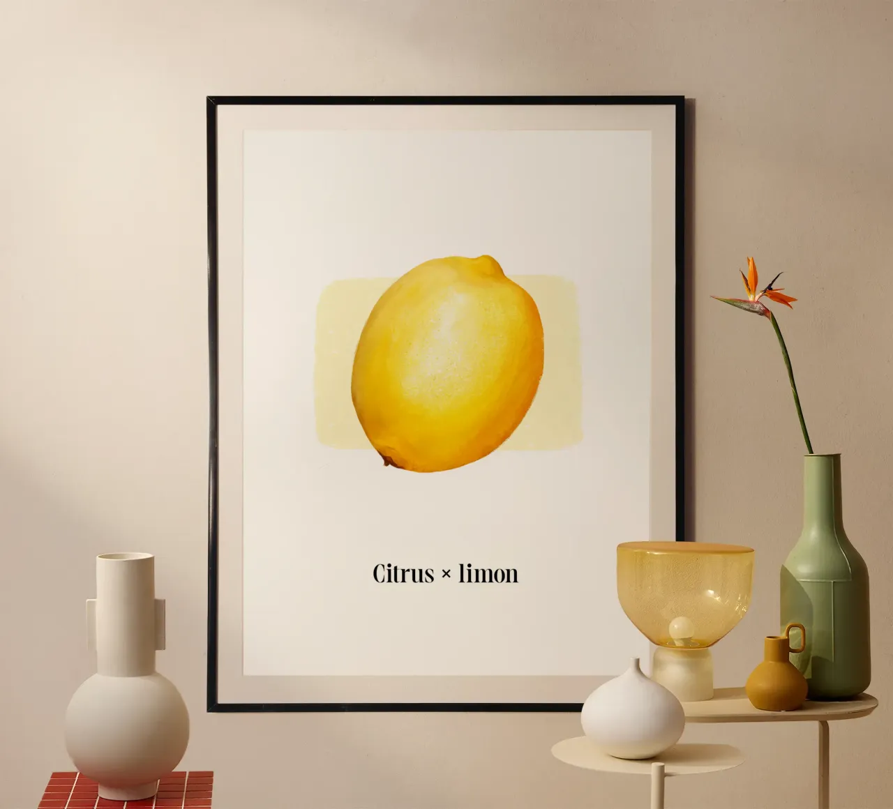 Citrus x limon № 1 carta hahnemühle da color&shape