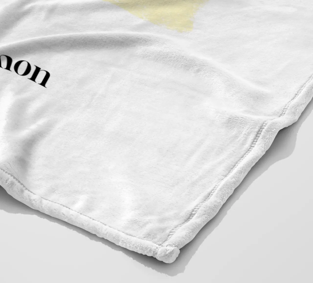 Citrus x limon № 2 coperta in pile da color&shape