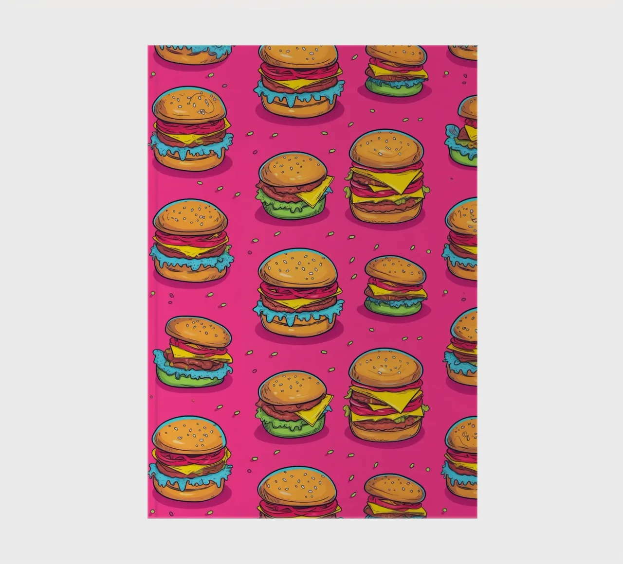Popart Doppel-whopper notebook by Carinaprint