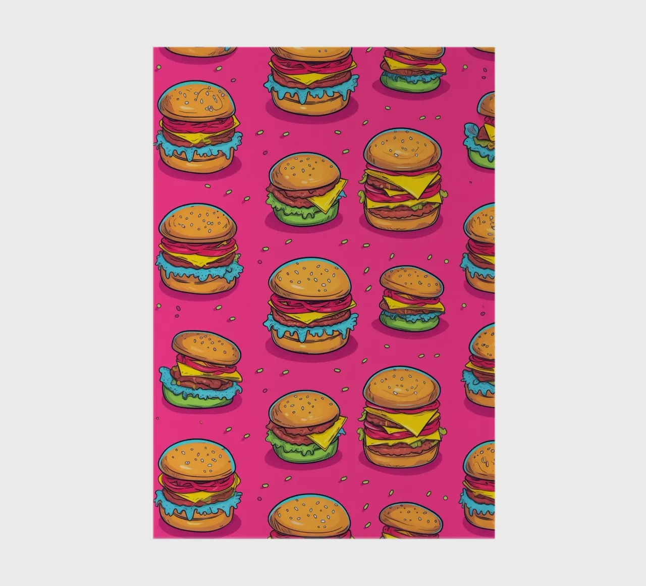 Popart Doppel-whopper notebook by Carinaprint
