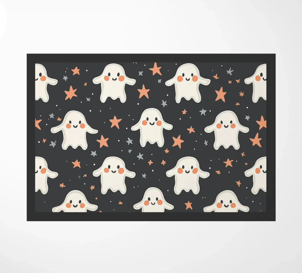 Ghost patterns for children doormat by Autofocus
