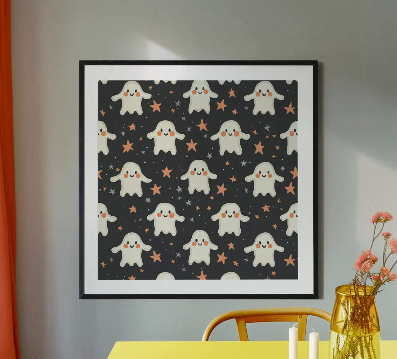 Ghost patterns for children poster by Autofocus
