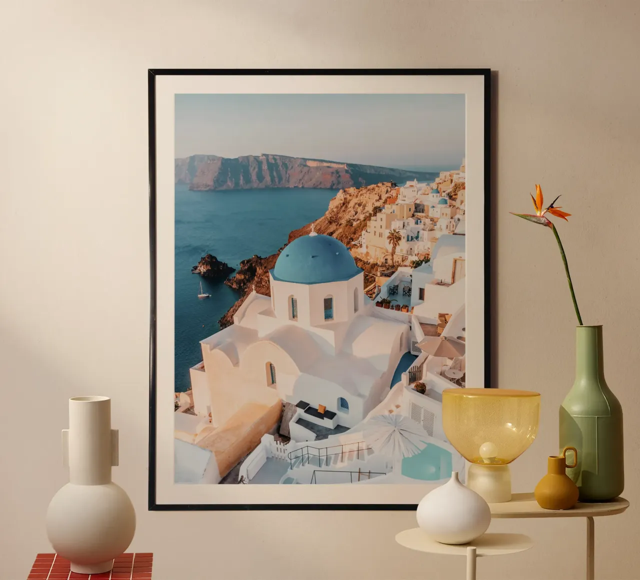 Santorini Grecia Stampa, Poster di viaggio poster da TheTravelClub