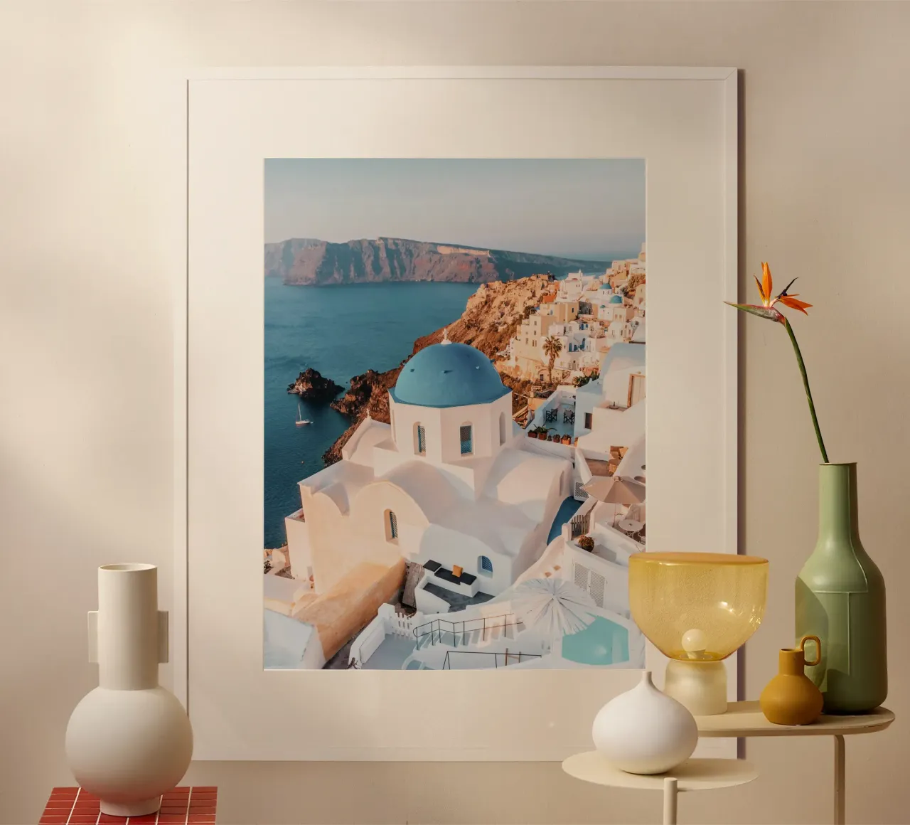 Santorini Grecia Stampa, Poster di viaggio poster da TheTravelClub