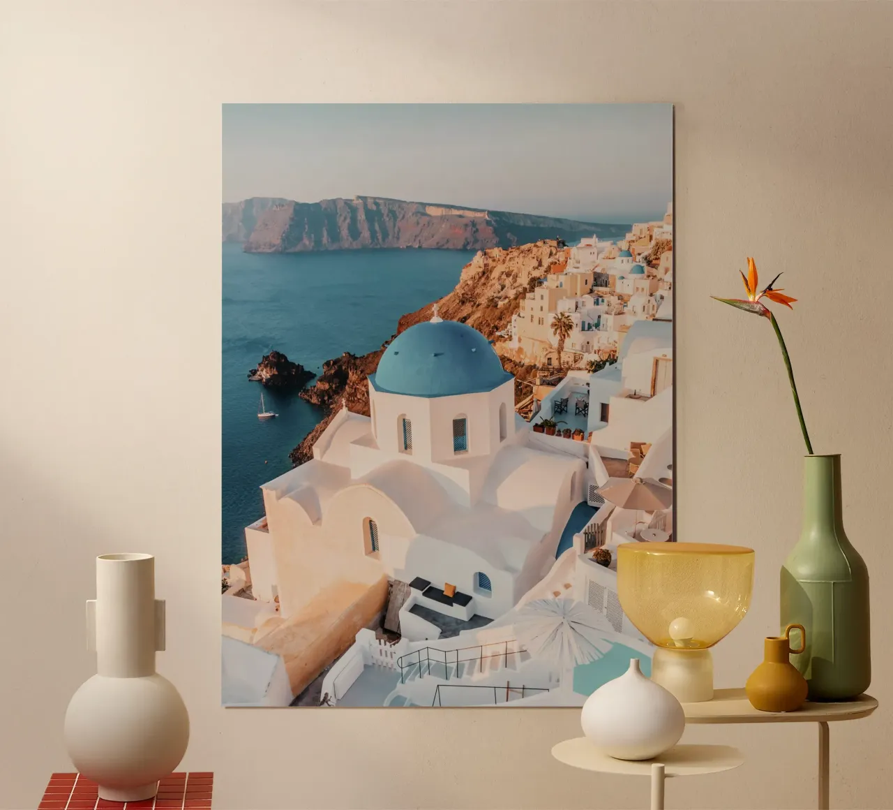 Santorini Grecia Stampa, Poster di viaggio poster da TheTravelClub