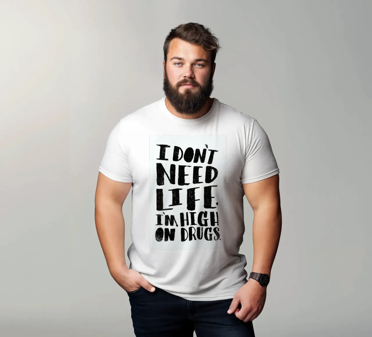 High On Drugs t-shirt by Matthew Taylor Wilson