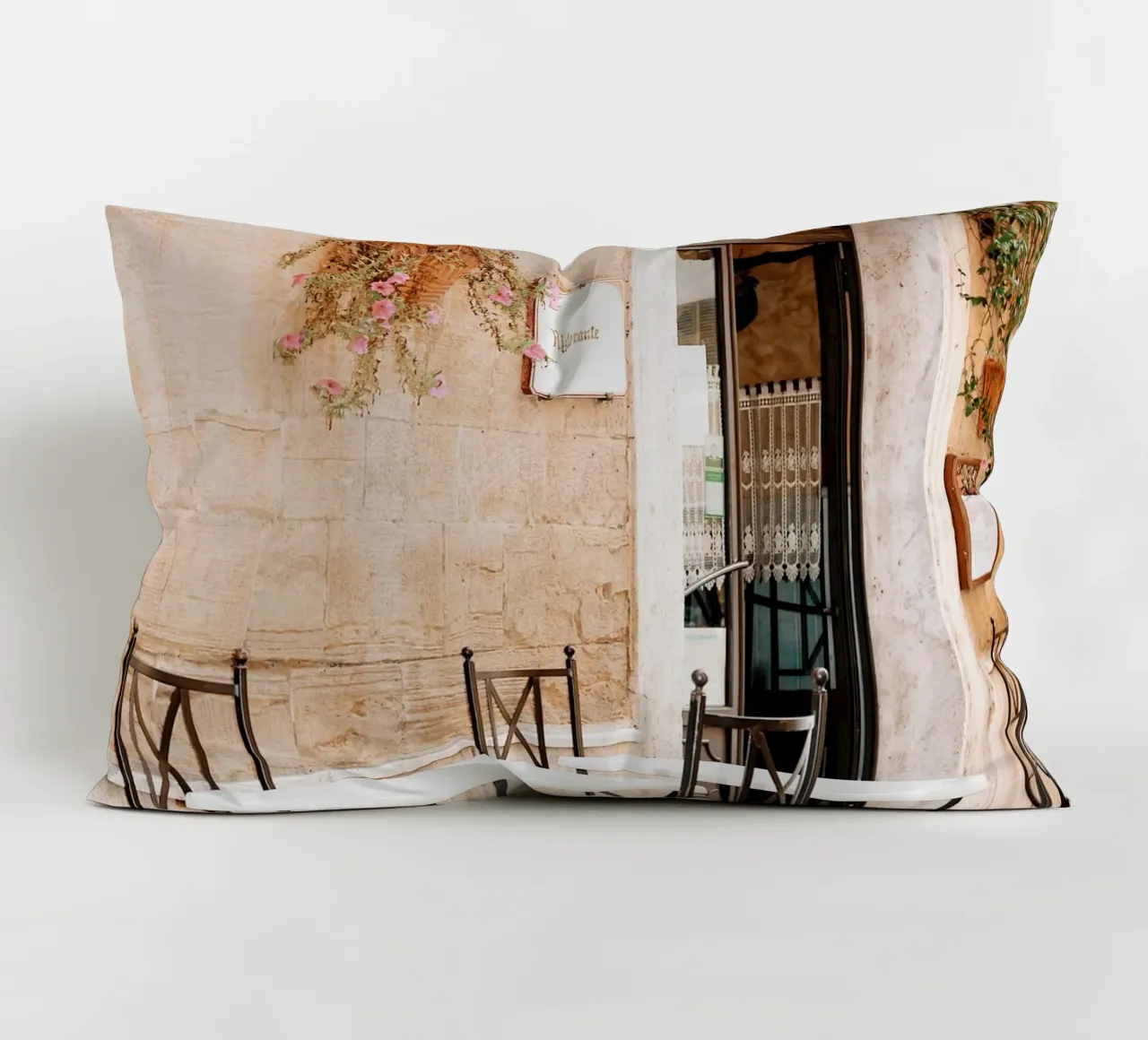 Italian Cafe Print, Brunch Print, European La Dolce Vita cuscino da TheTravelClub