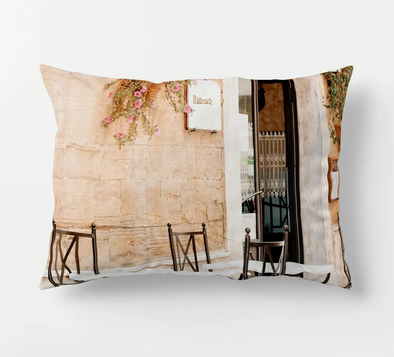 Italian Cafe Print, Brunch Print, European La Dolce Vita cuscino da TheTravelClub