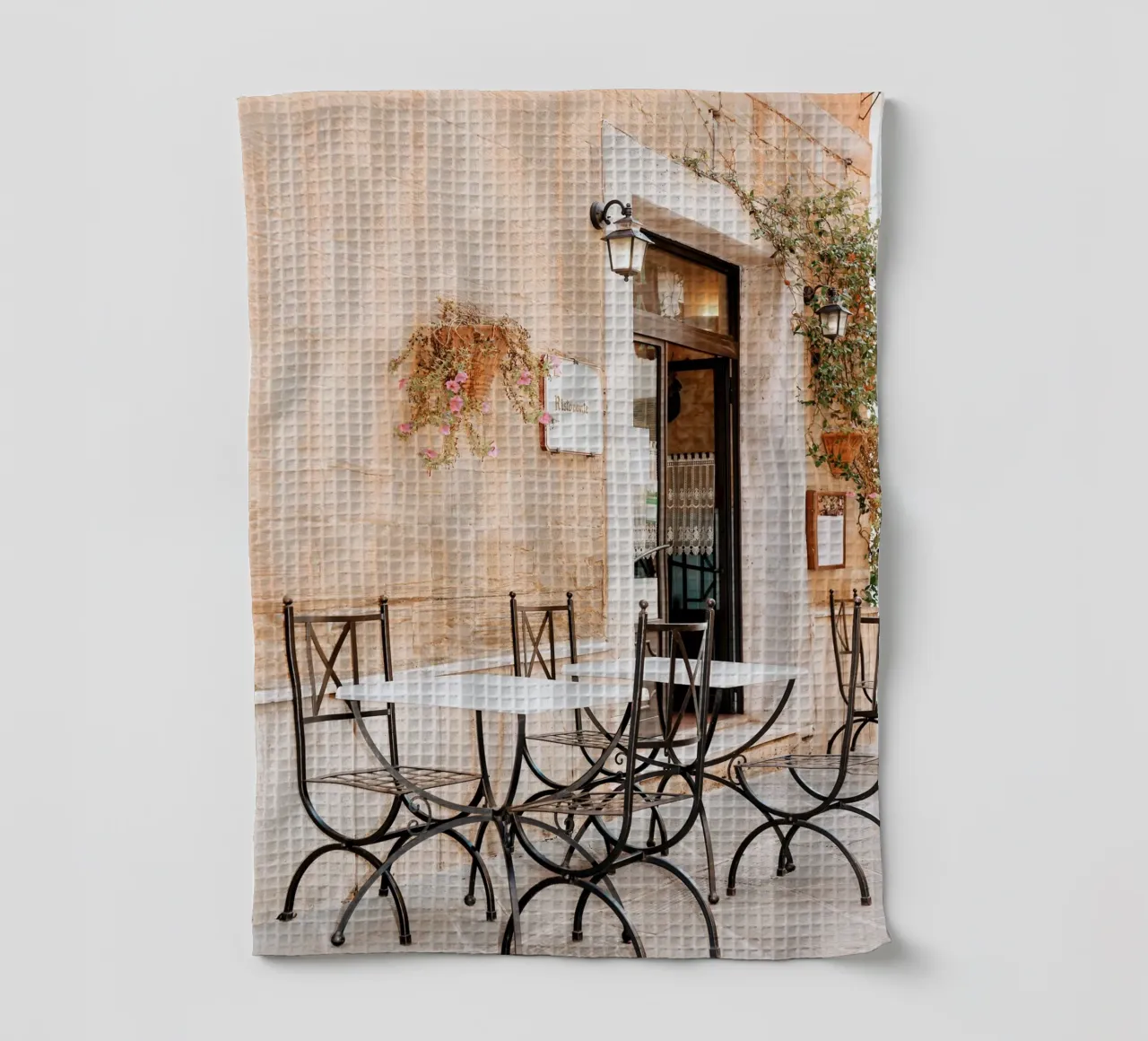 Italian Cafe Print, Brunch Print, European La Dolce Vita canovaccio da cucina da TheTravelClub