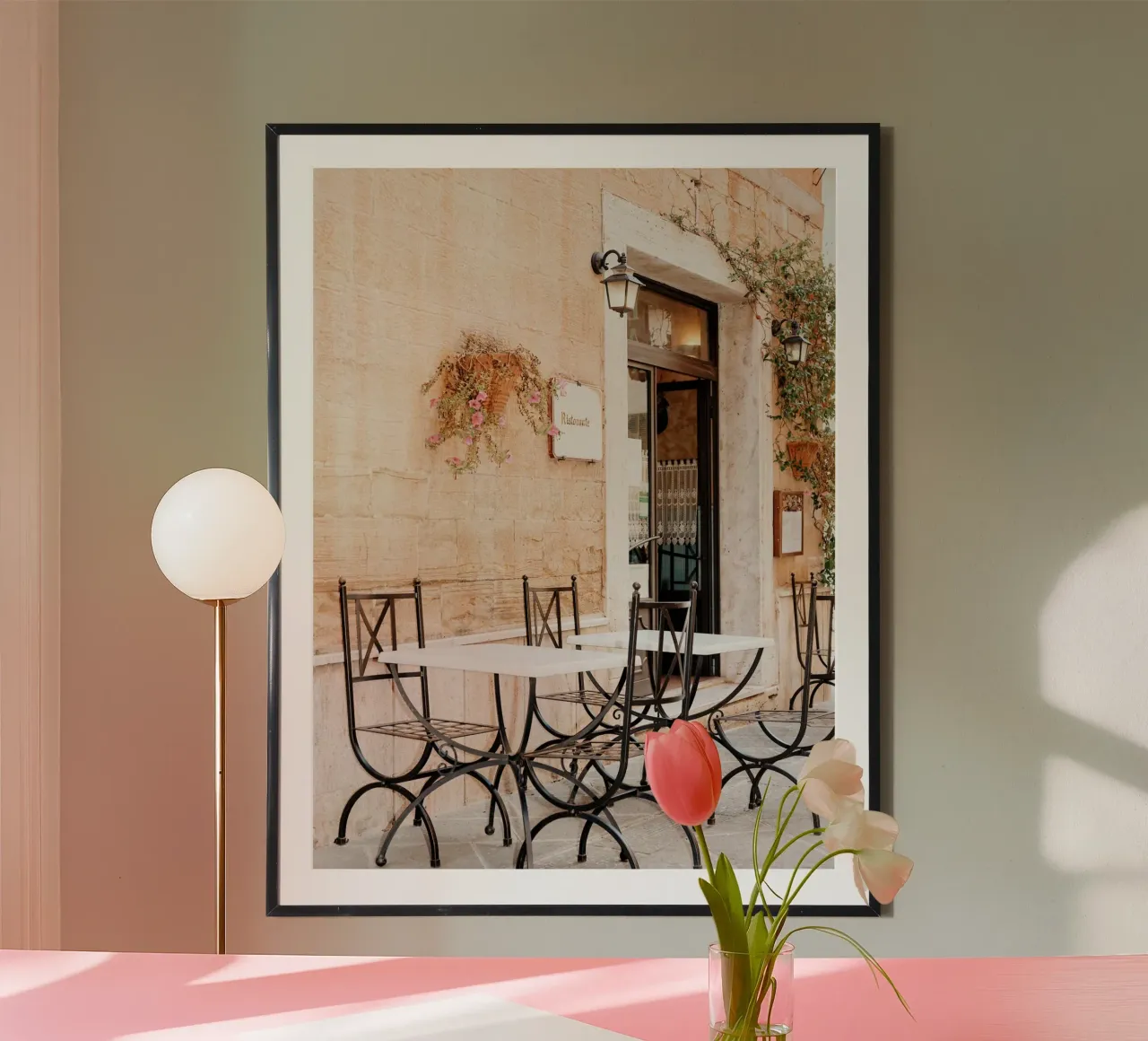 Italian Cafe Print, Brunch Print, European La Dolce Vita carta hahnemühle da TheTravelClub