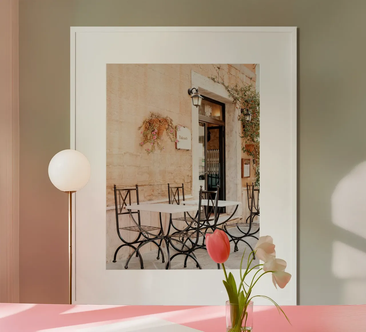 Italian Cafe Print, Brunch Print, European La Dolce Vita carta hahnemühle da TheTravelClub