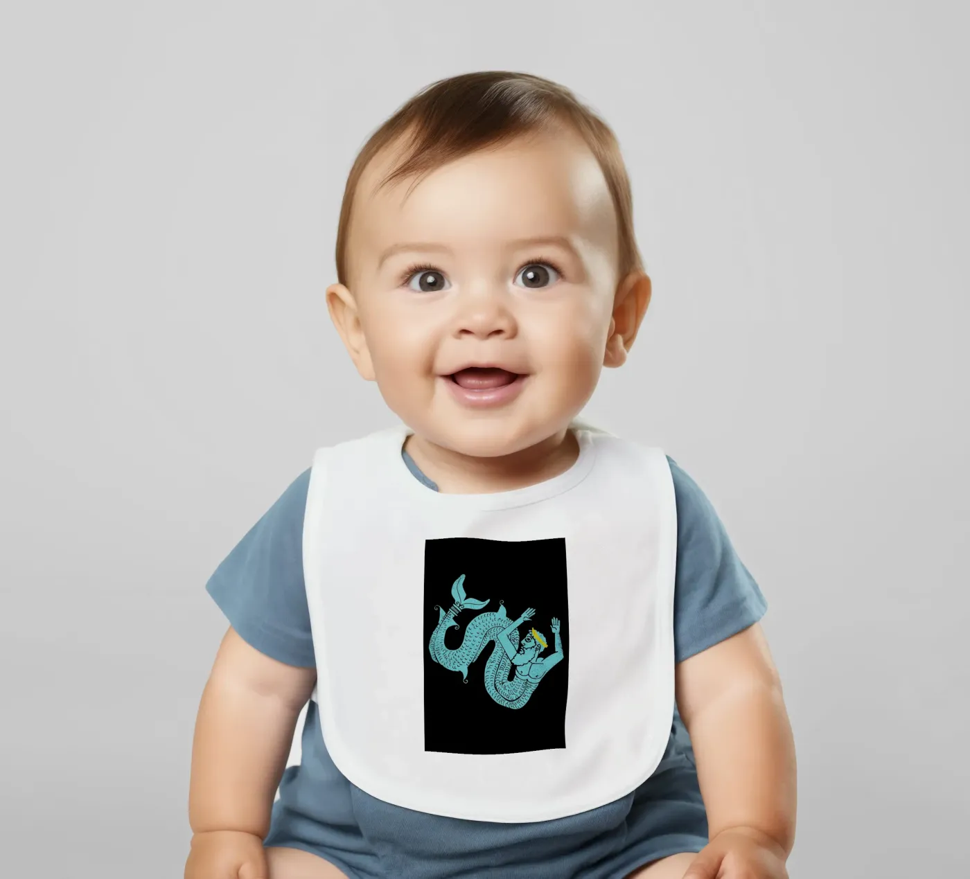 Neptune Babylätzchen von Matthew Taylor Wilson