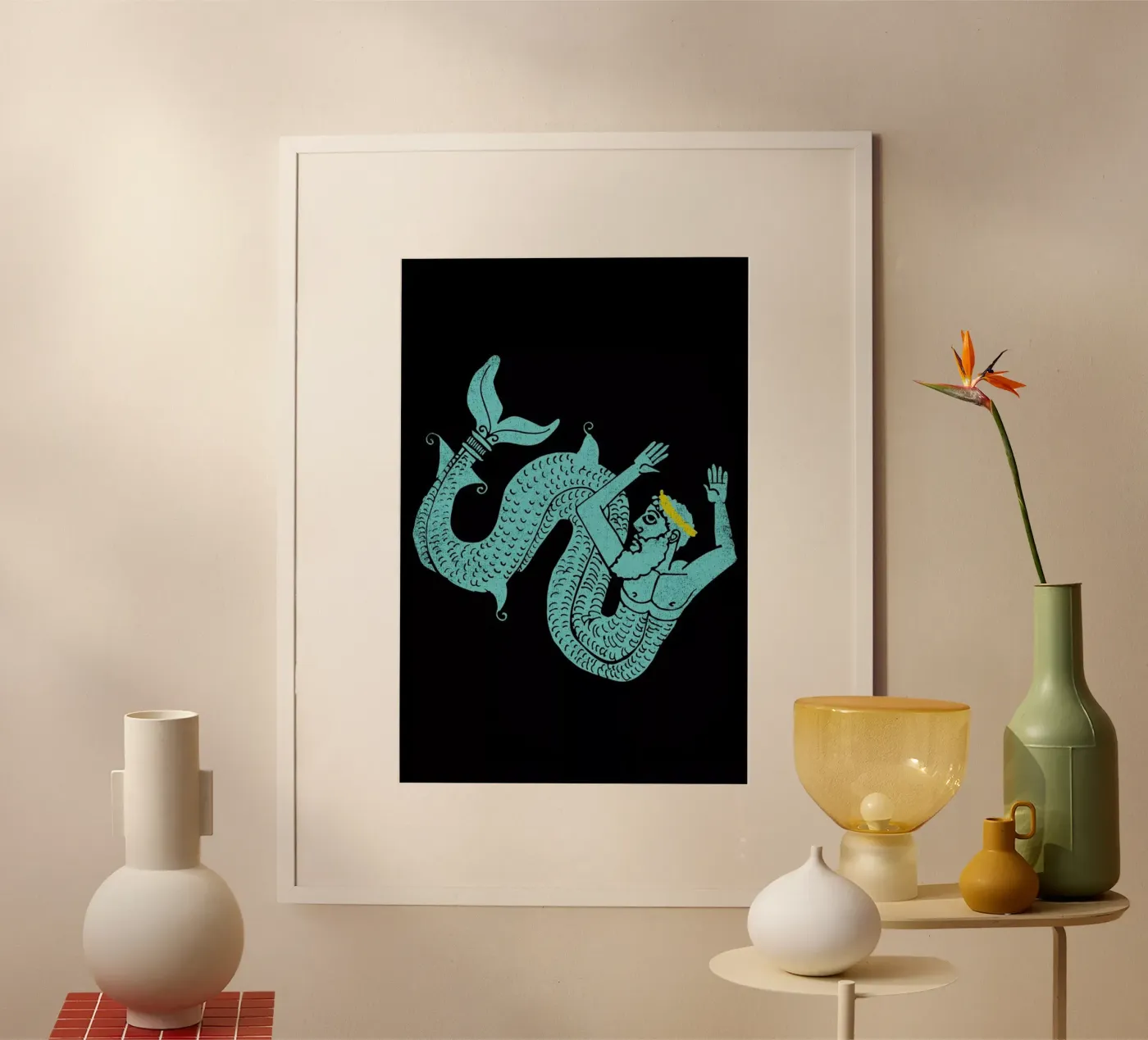 Neptune poster van Matthew Taylor Wilson