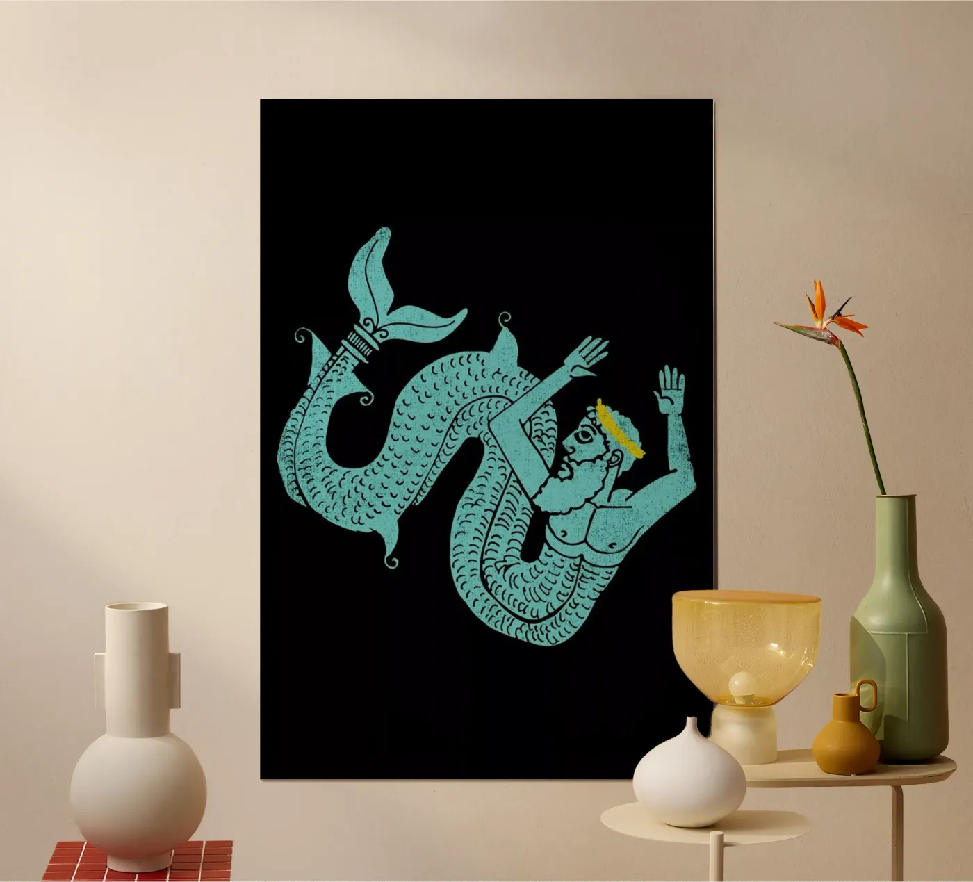 Neptune poster van Matthew Taylor Wilson