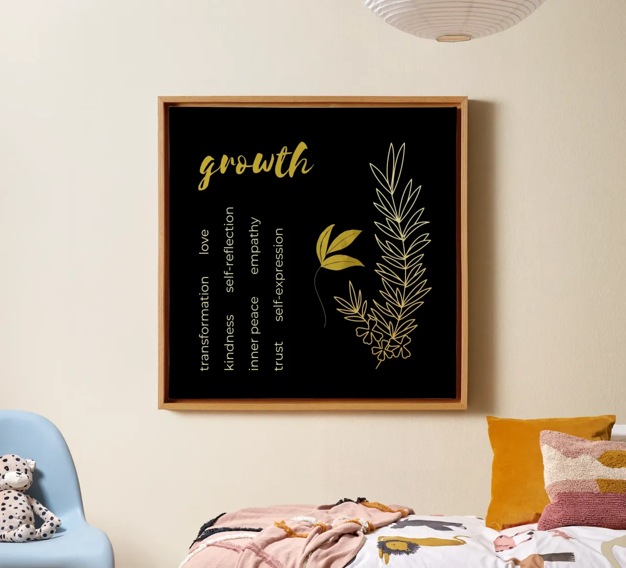 Growth tela con Cornice a cassetta da thegirlcalledlonging