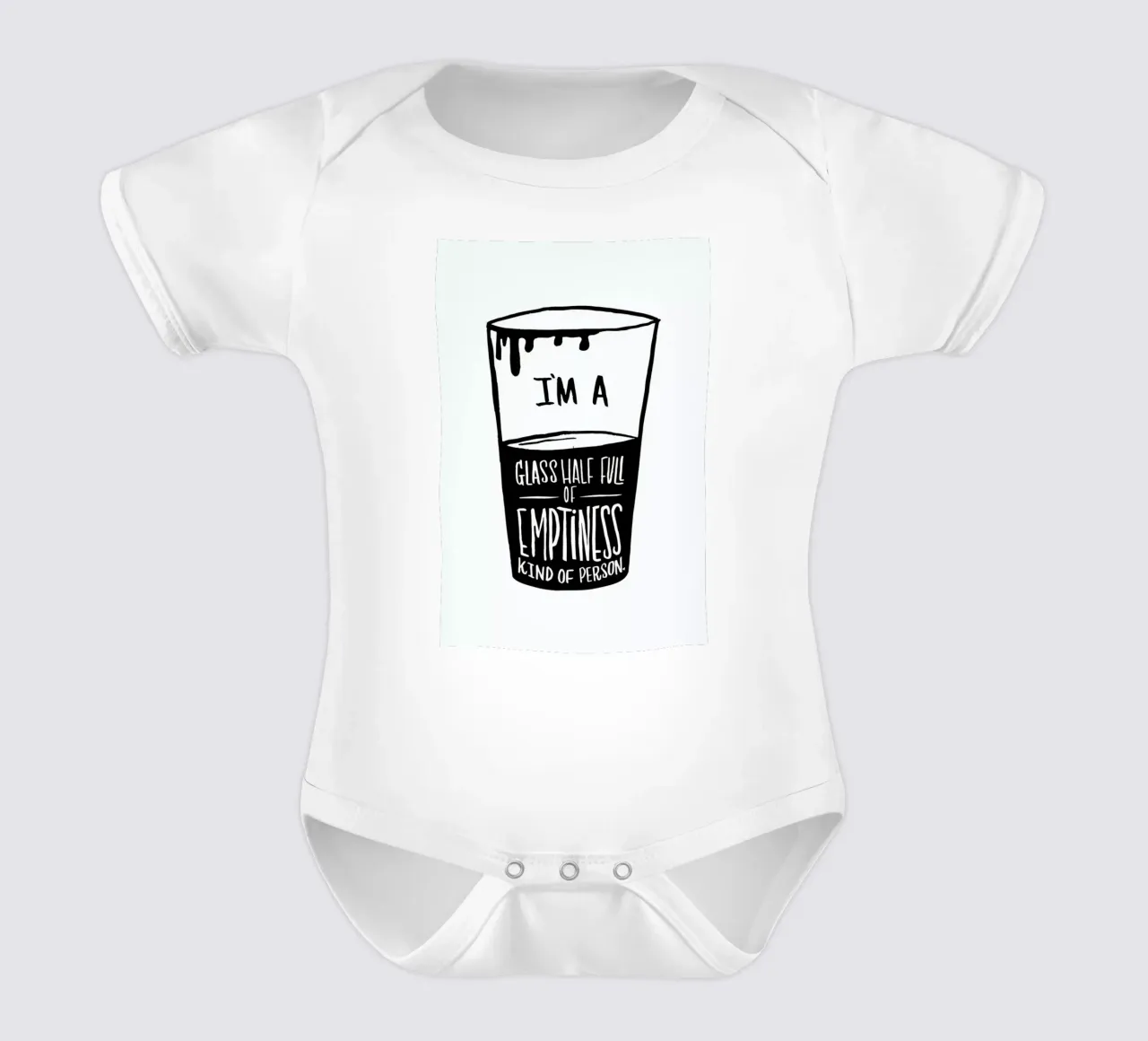 Half Full babyrompertje korte mouwen van Matthew Taylor Wilson