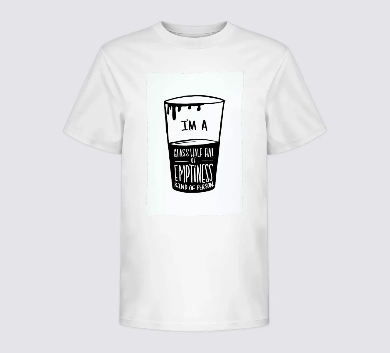 Half Full t-shirt bambini da Matthew Taylor Wilson
