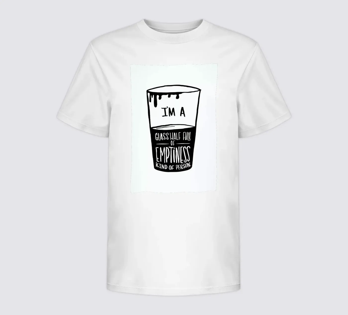 Half Full Kinder T-Shirt von Matthew Taylor Wilson
