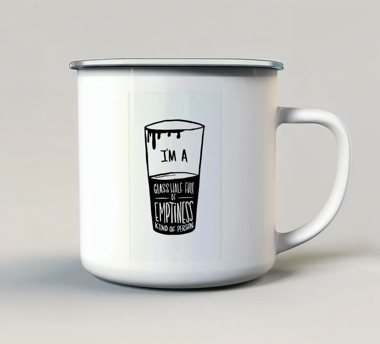 Half Full tazza in smalto da Matthew Taylor Wilson