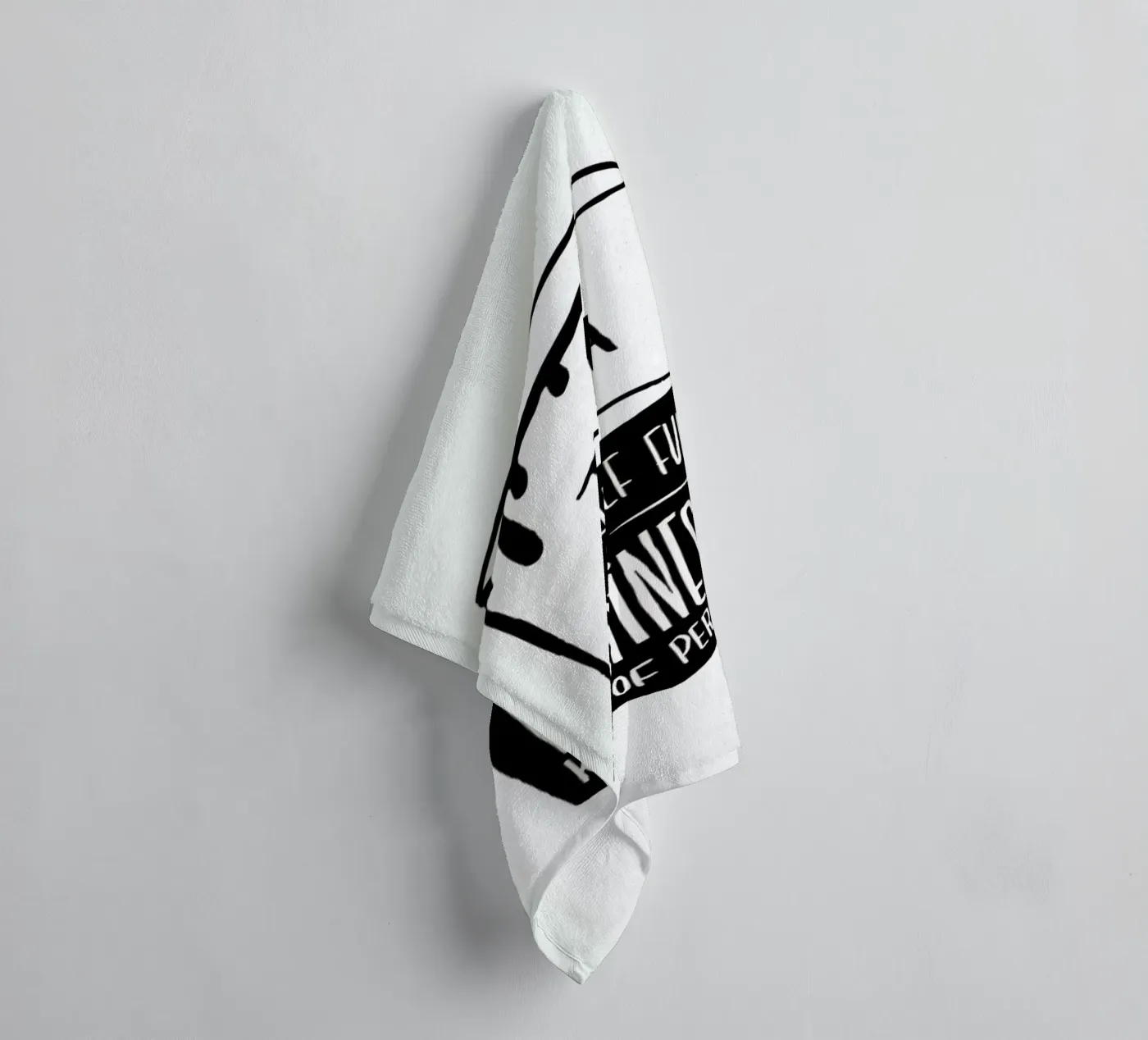 Half Full towel by Matthew Taylor Wilson