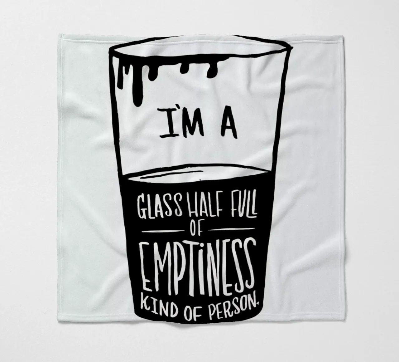 Half Full Fleecedecke von Matthew Taylor Wilson