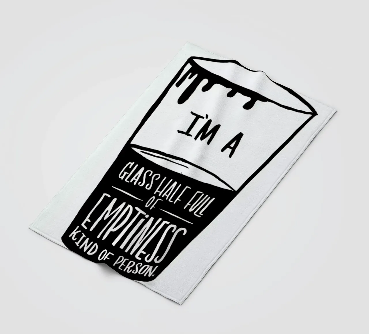 Half Full Fleecedecke von Matthew Taylor Wilson