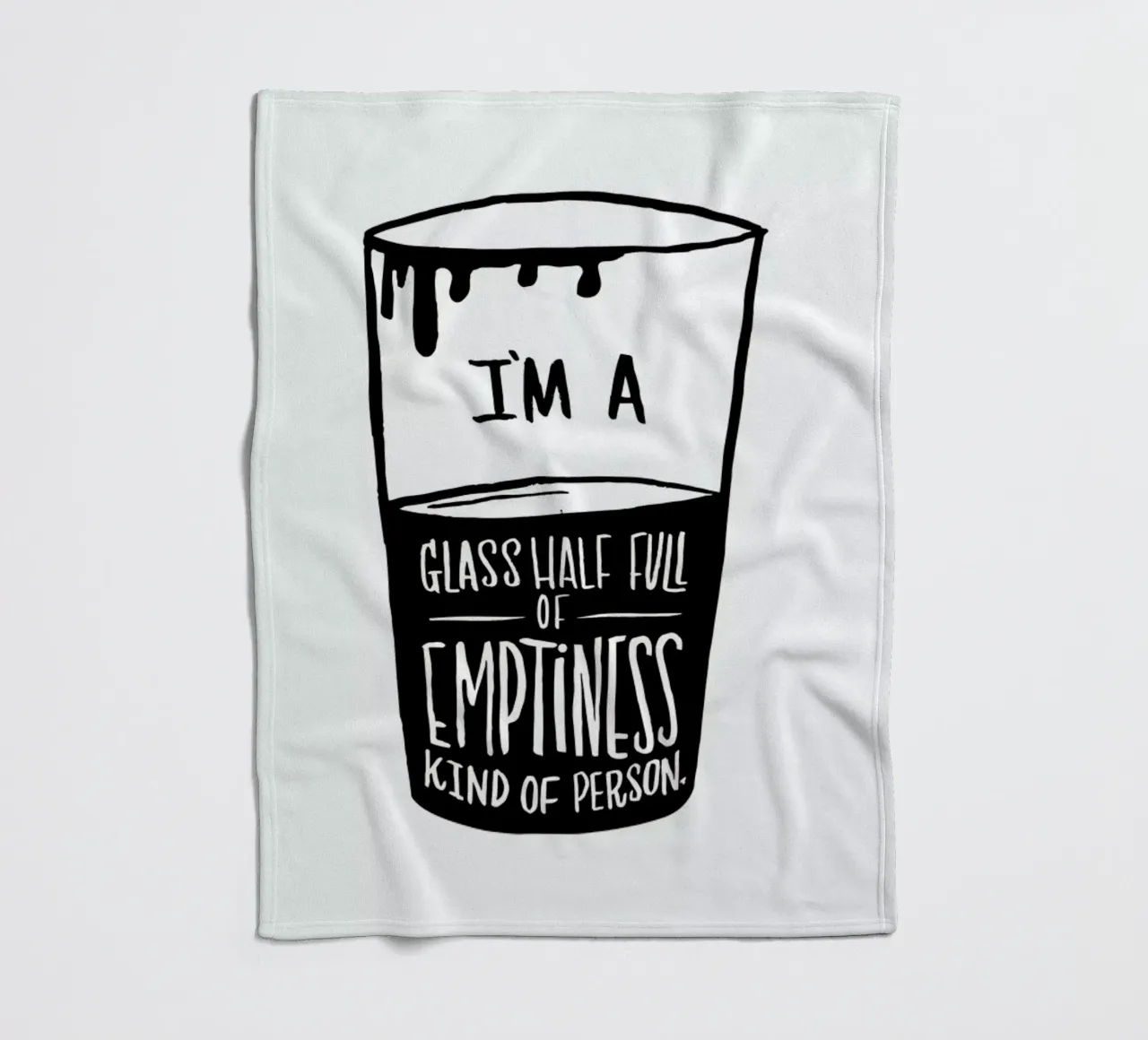 Half Full Fleecedecke von Matthew Taylor Wilson