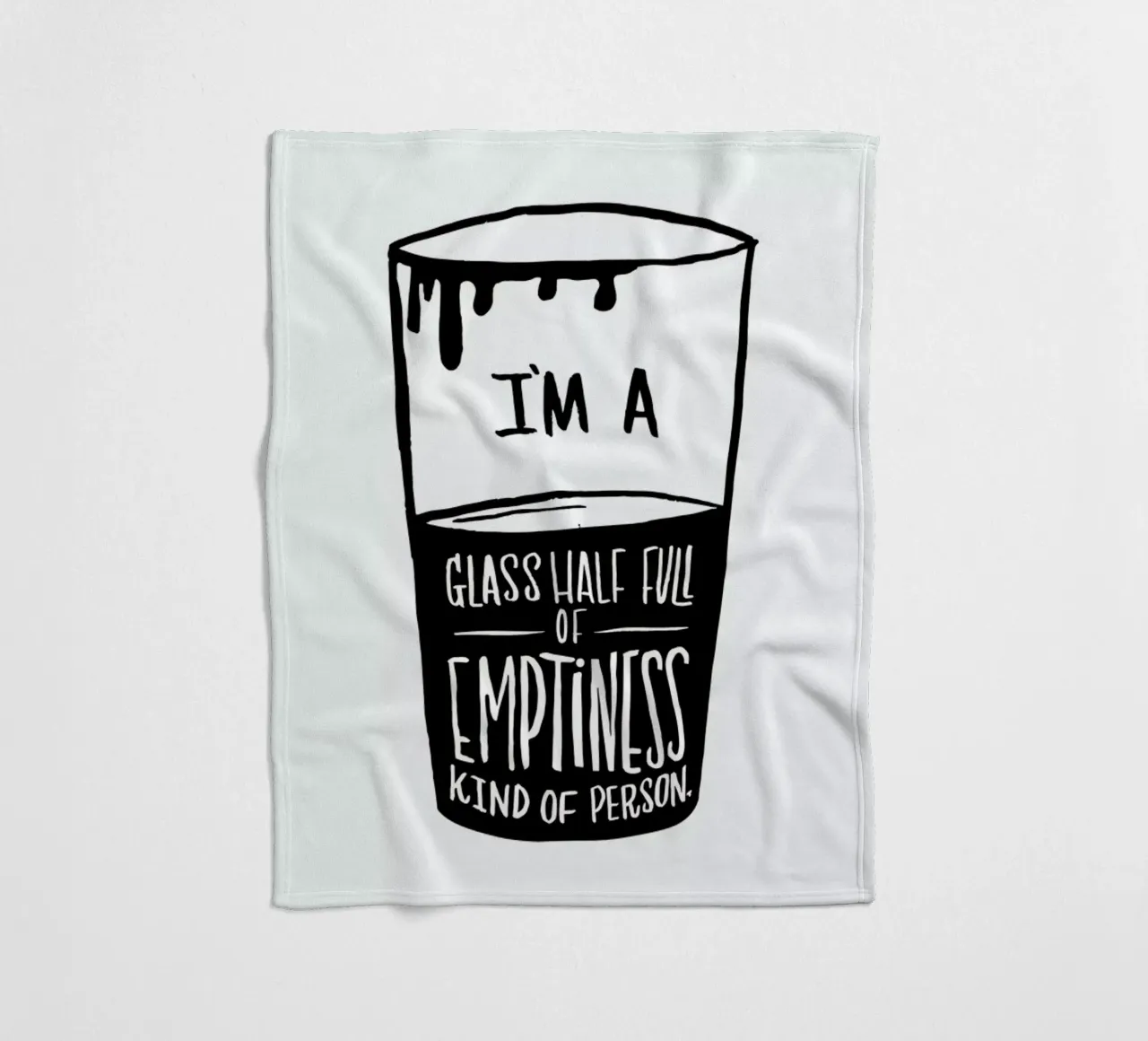 Half Full Fleecedecke von Matthew Taylor Wilson