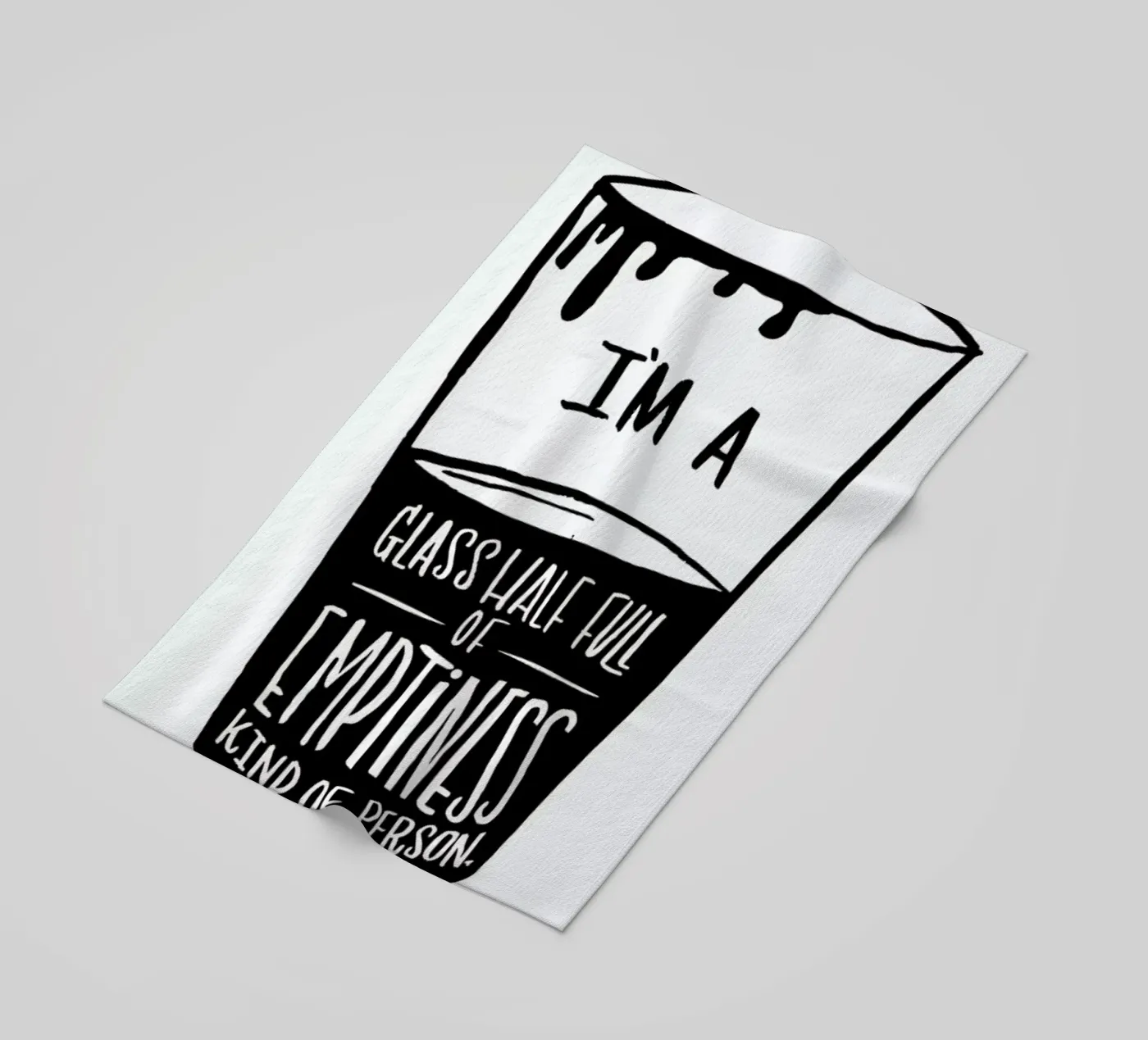 Half Full Strandtuch von Matthew Taylor Wilson