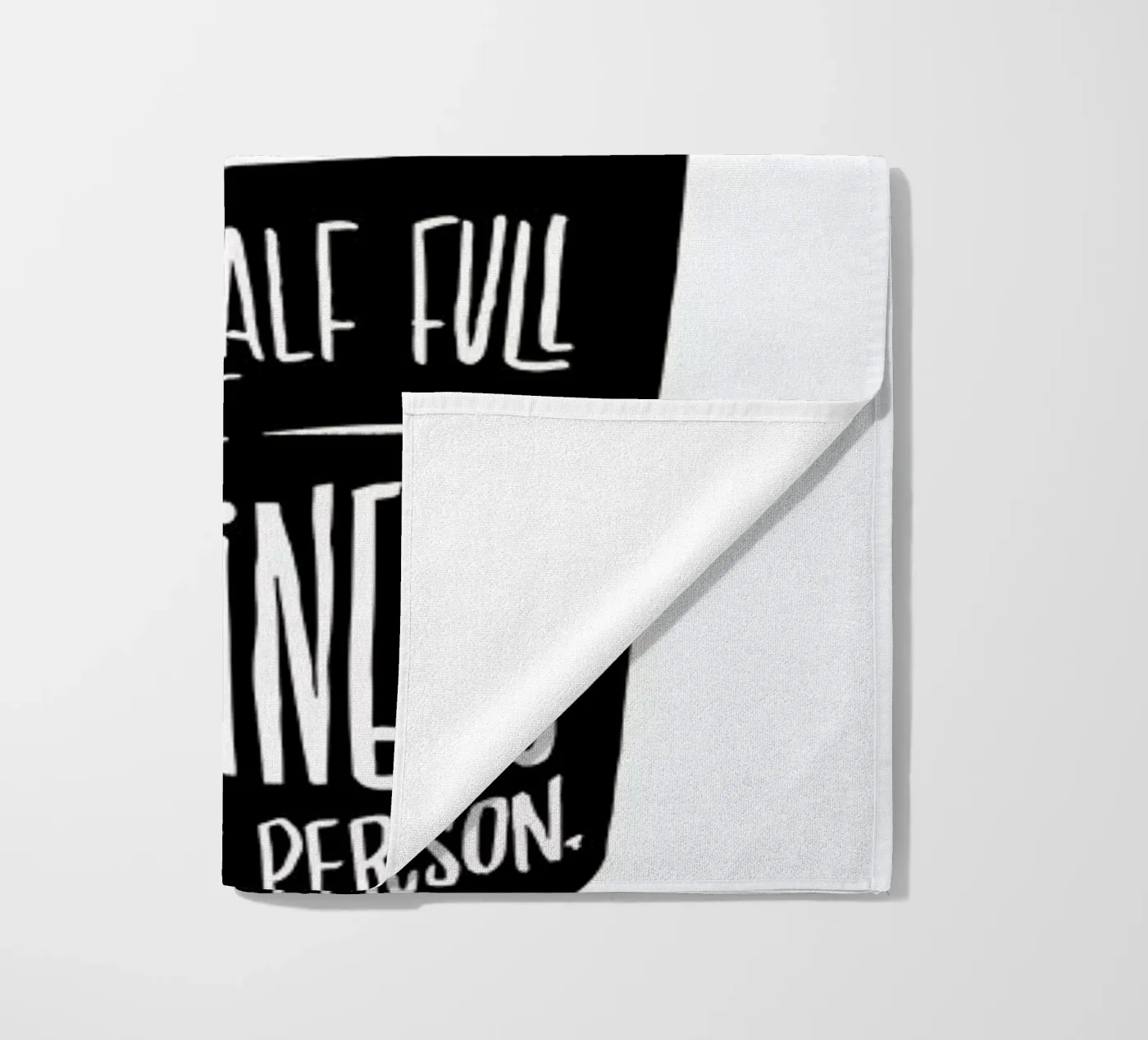 Half Full Strandtuch von Matthew Taylor Wilson