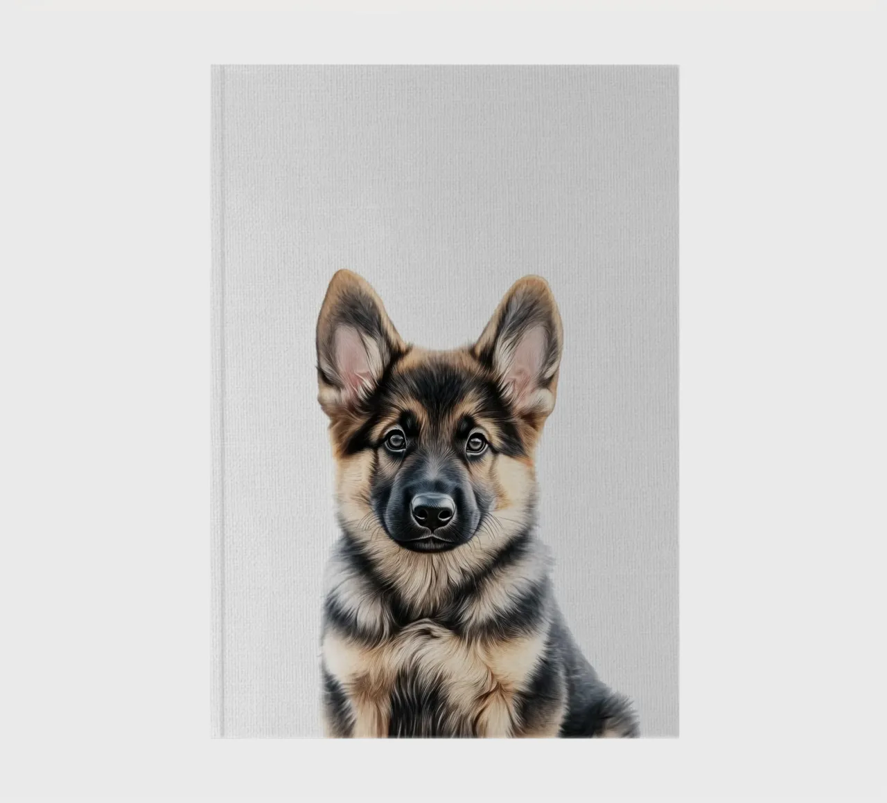 Felix Chien de berger chiot carnet de notes de Carinaprint