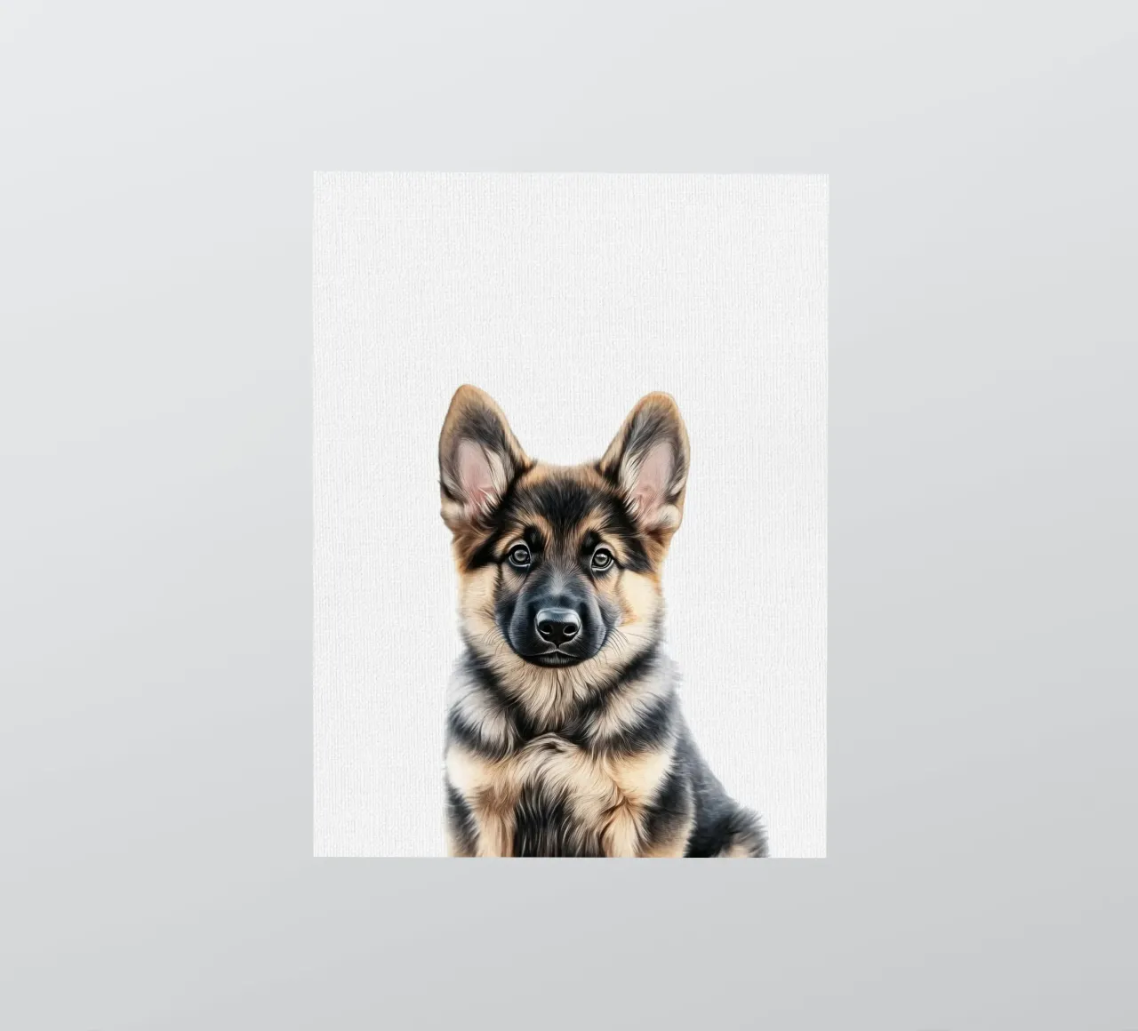 Felix Chien de berger chiot autocollant de Carinaprint