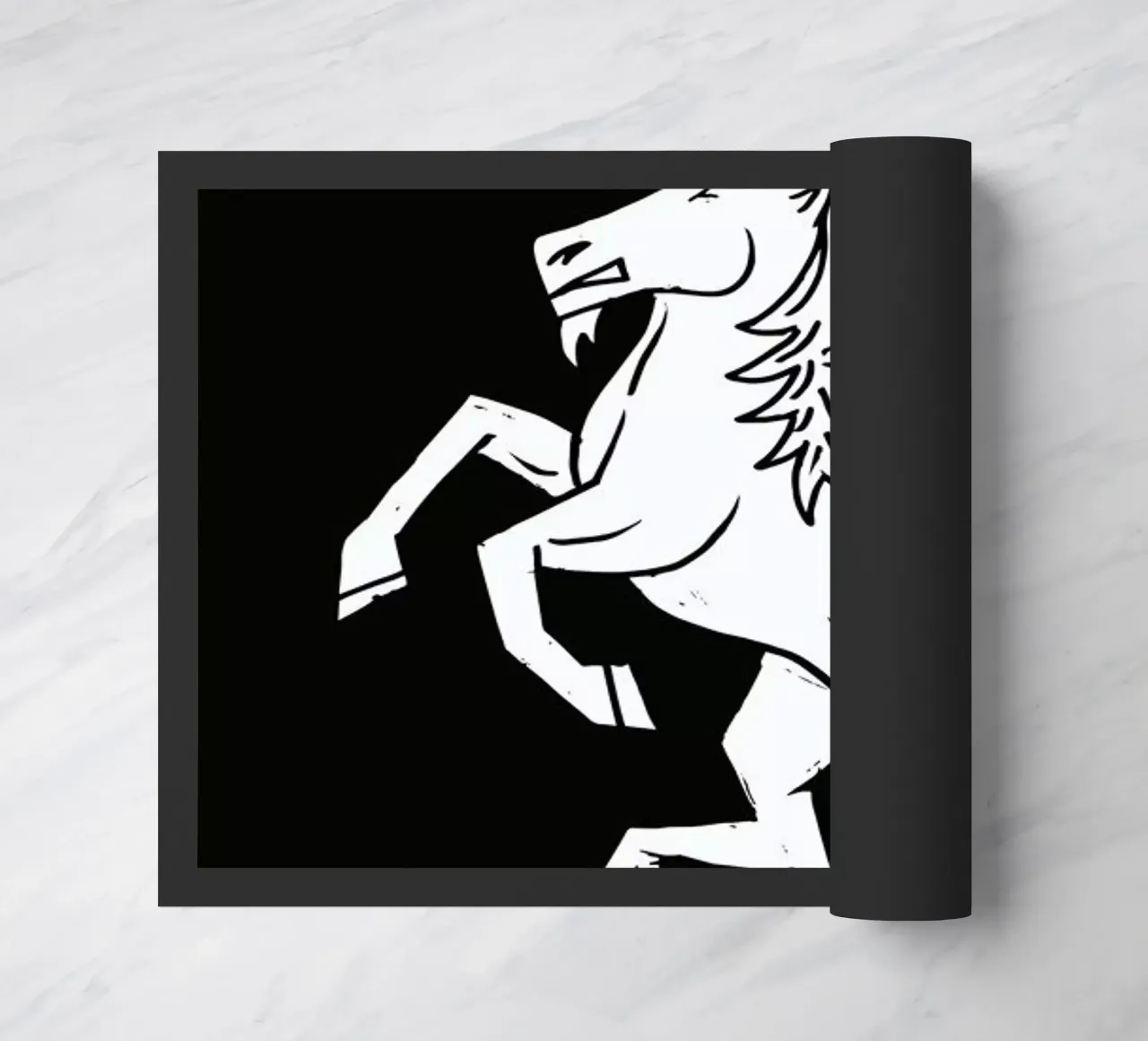 Unicorn doormat by Matthew Taylor Wilson