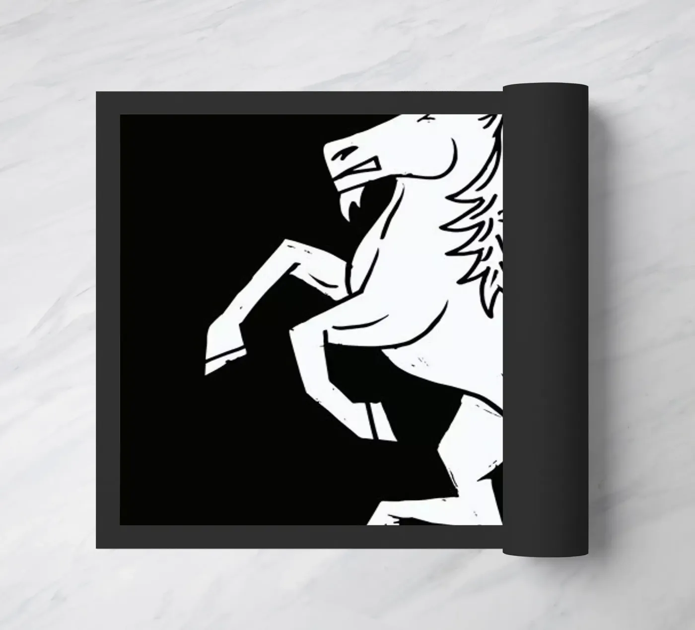 Unicorn Fußmatte von Matthew Taylor Wilson