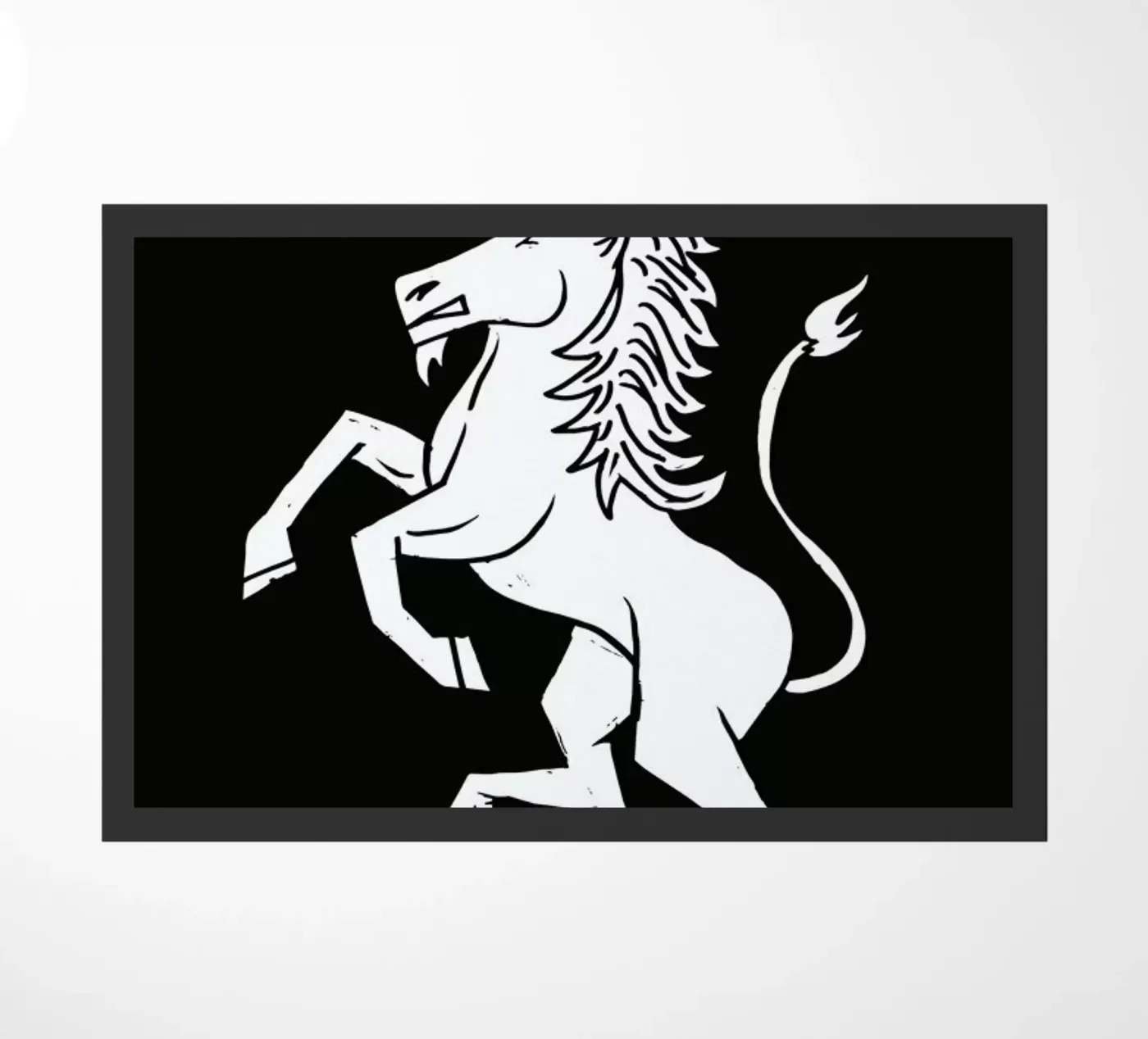 Unicorn deurmat van Matthew Taylor Wilson