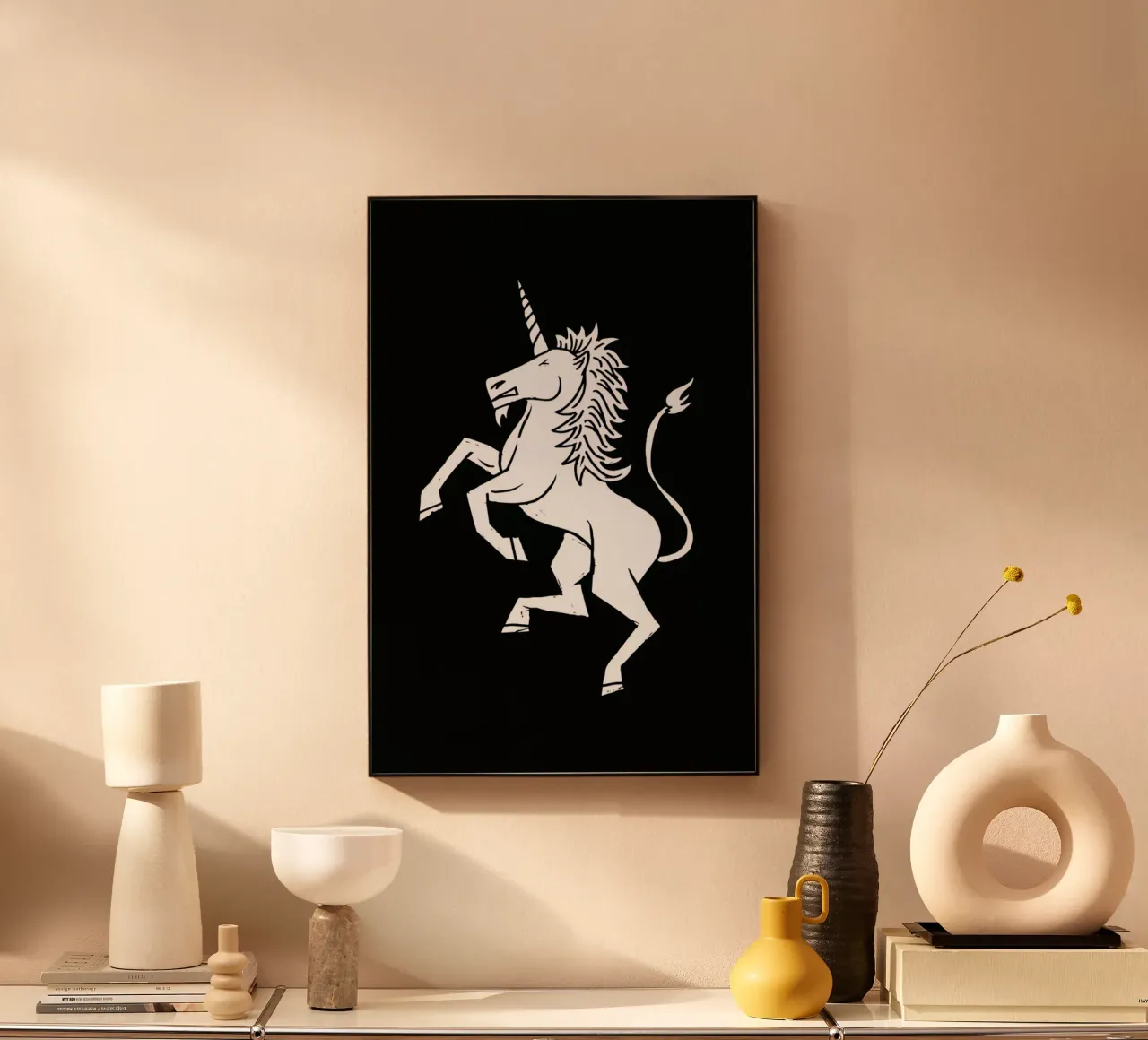 Unicorn acryl van Matthew Taylor Wilson