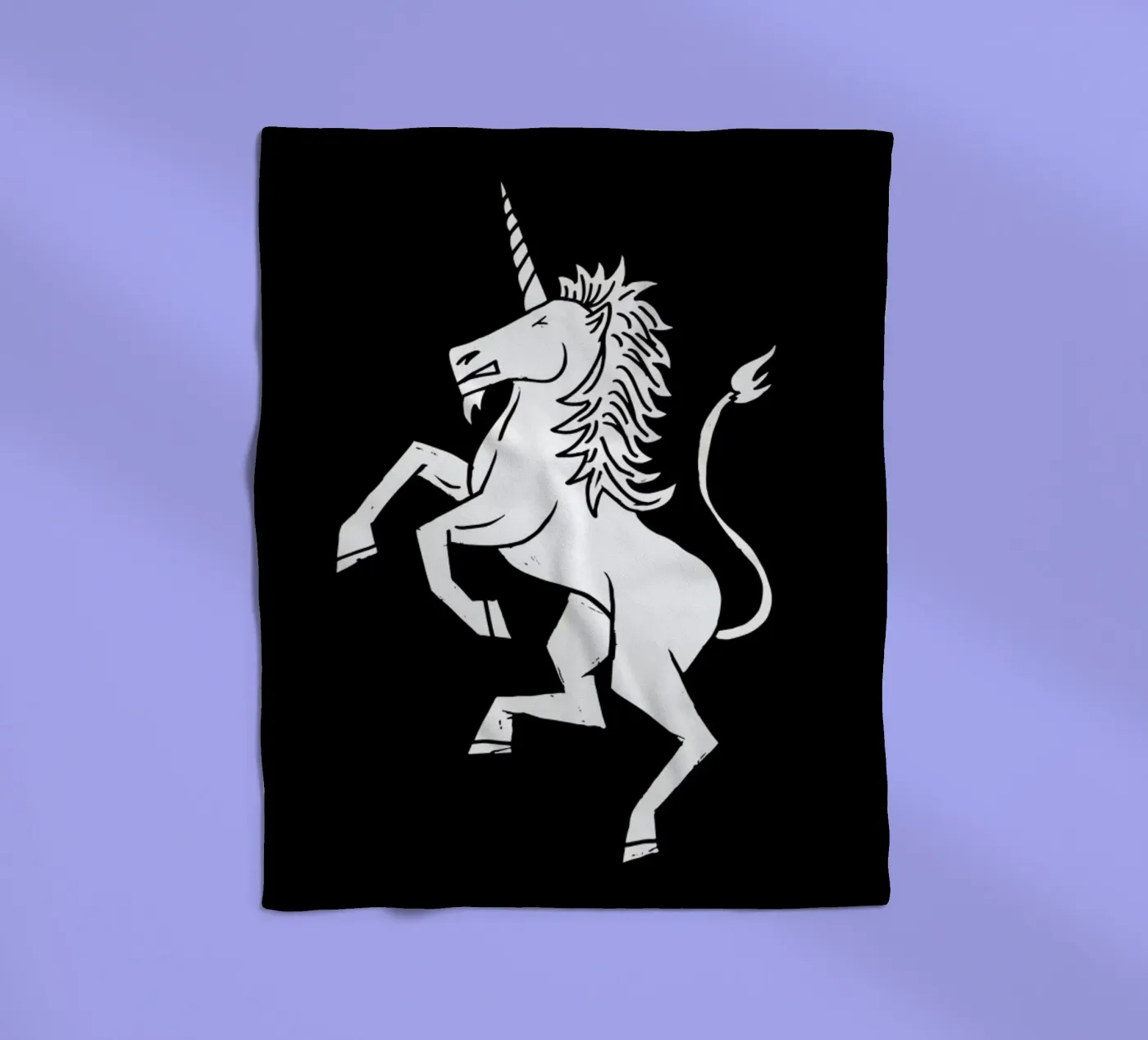 Unicorn fleecedeken van Matthew Taylor Wilson