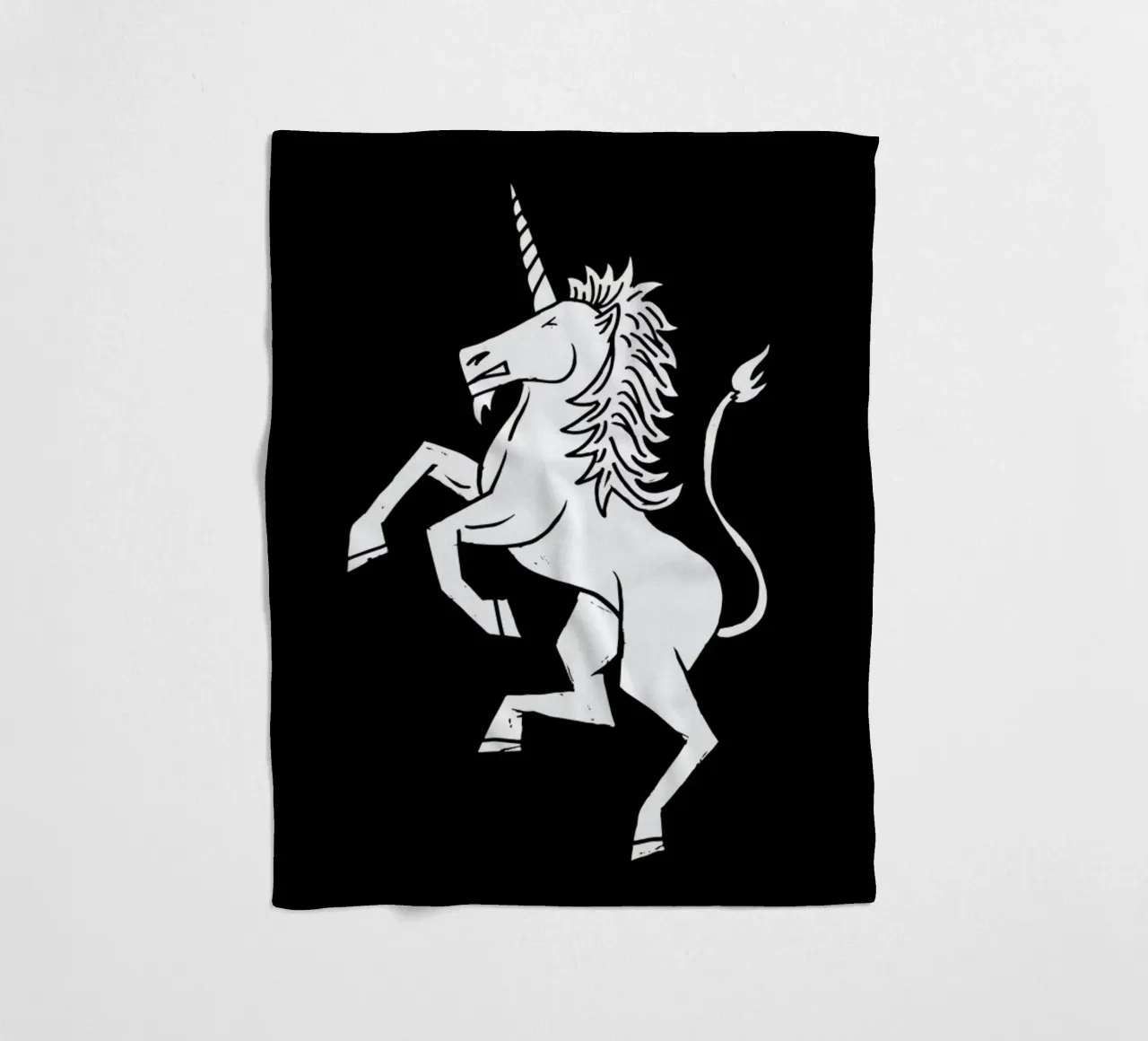 Unicorn coperta in pile da Matthew Taylor Wilson