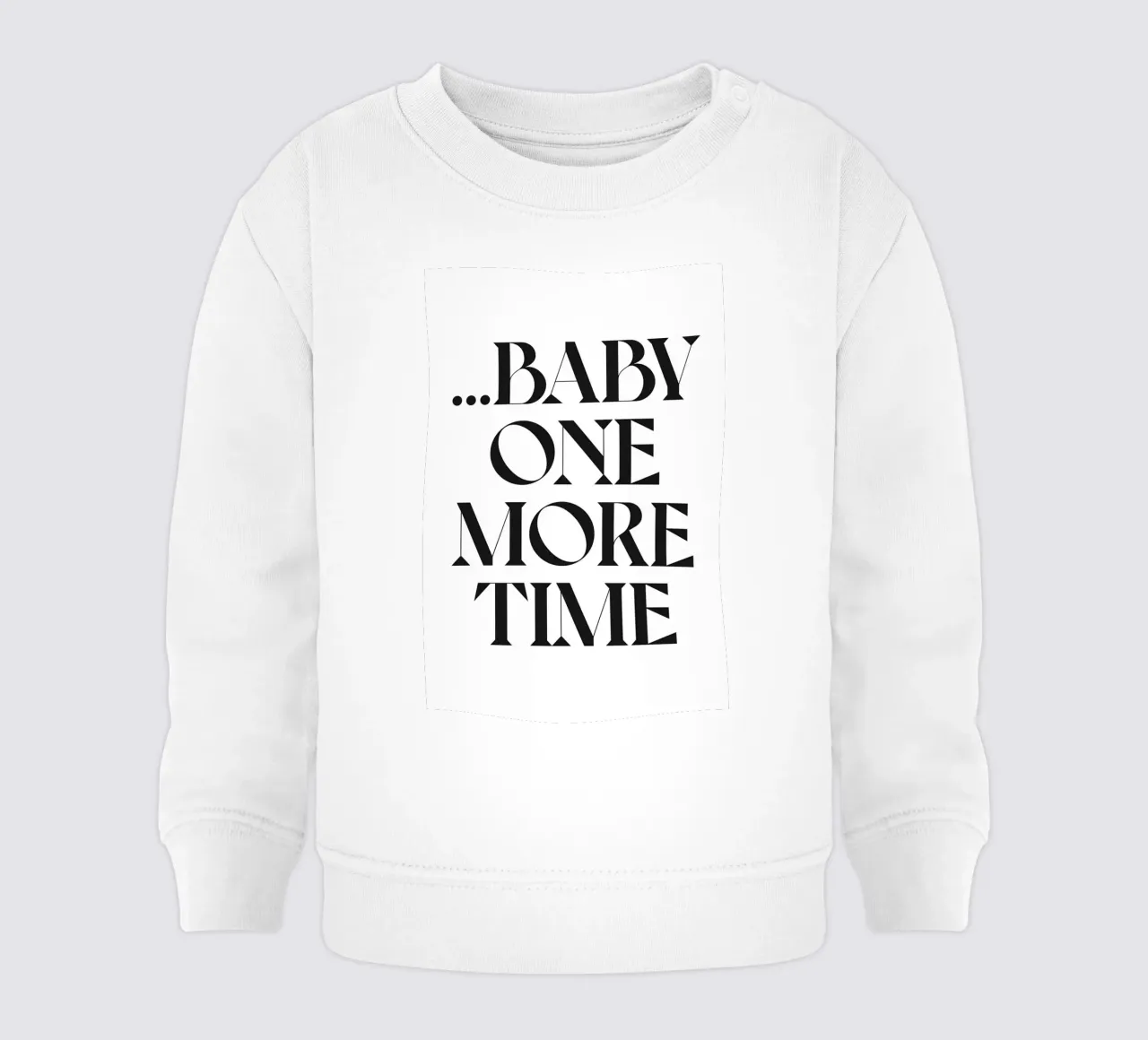 ...BAMBINO UN'ALTRA VOLTA felpa neonato da n.4