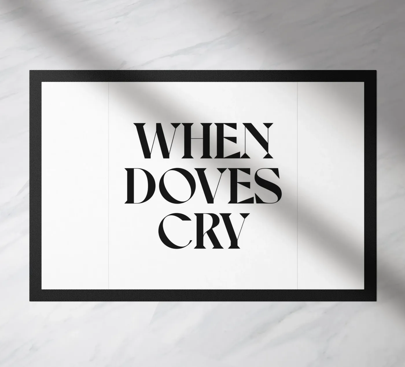 WENN TIEFEN SCHREIEN Fußmatte von n.4