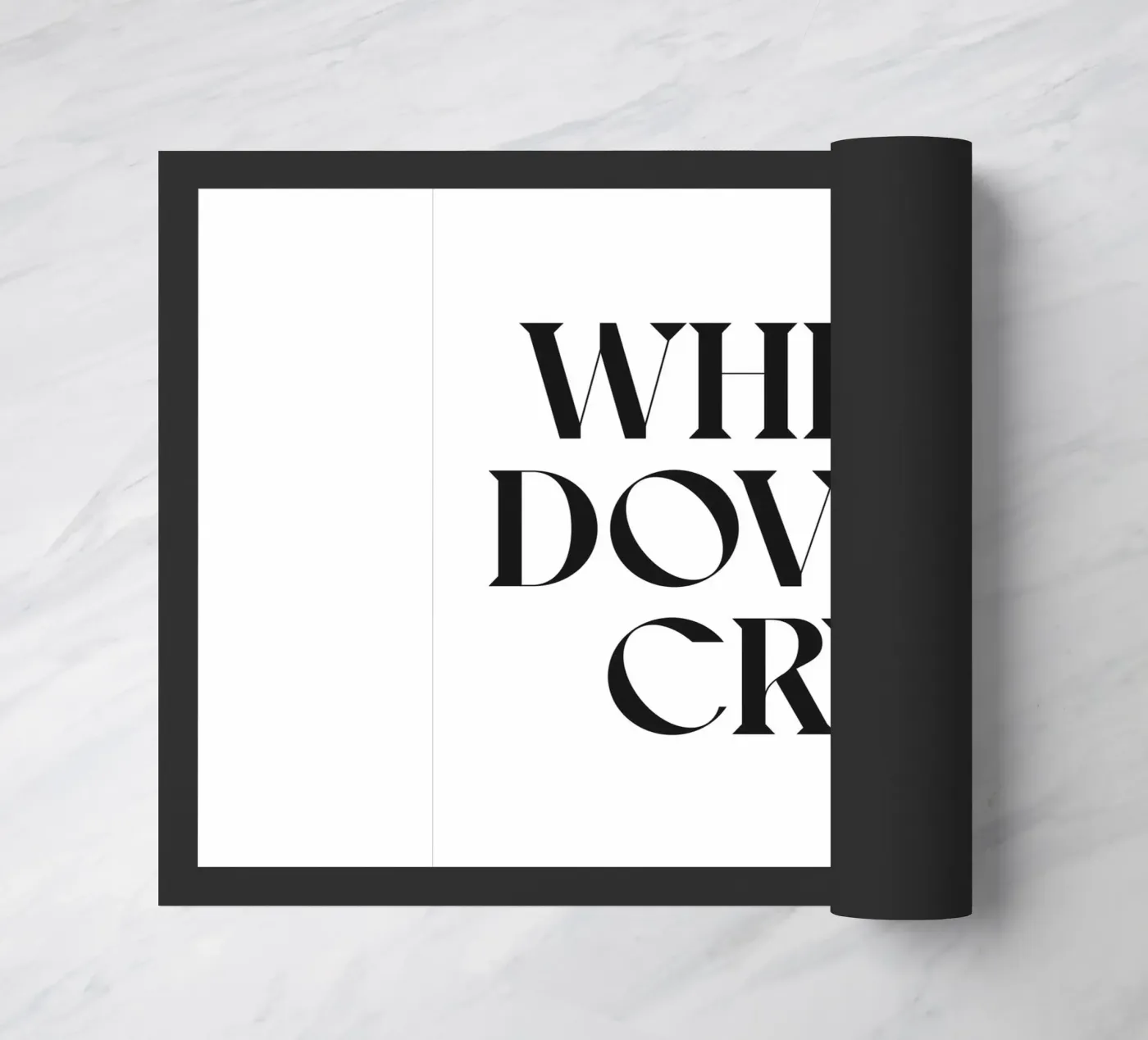 WENN TIEFEN SCHREIEN Fußmatte von n.4