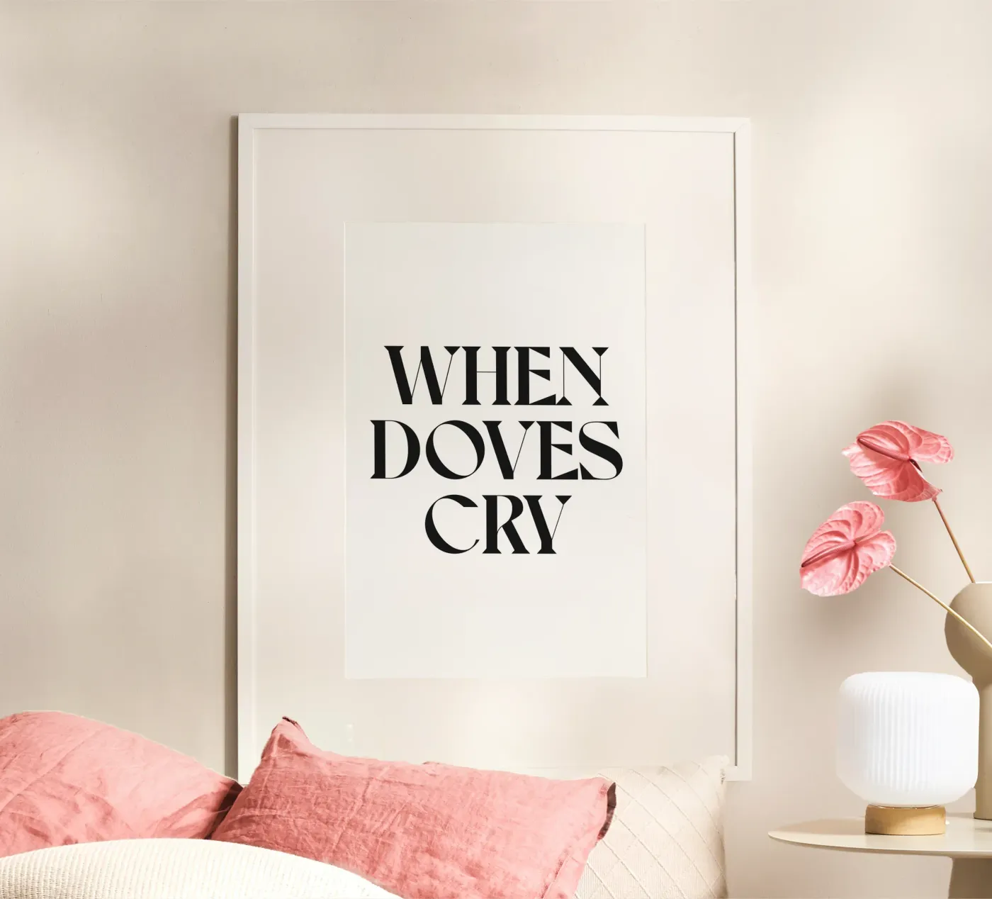 WHEN DOVES CRY poster by n.4