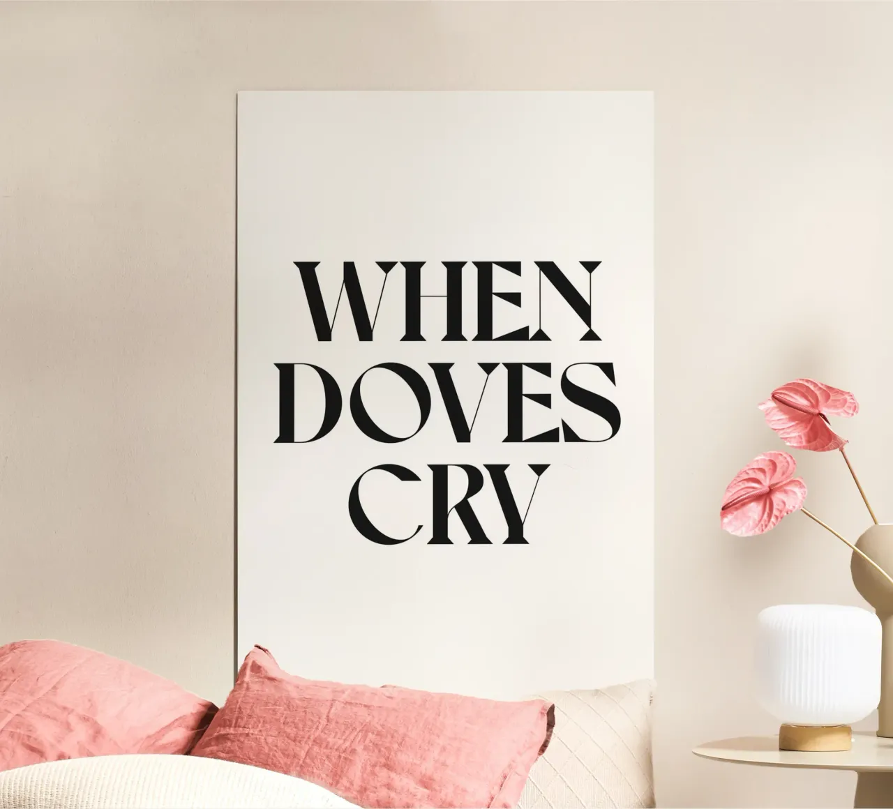 WHEN DOVES CRY poster van n.4
