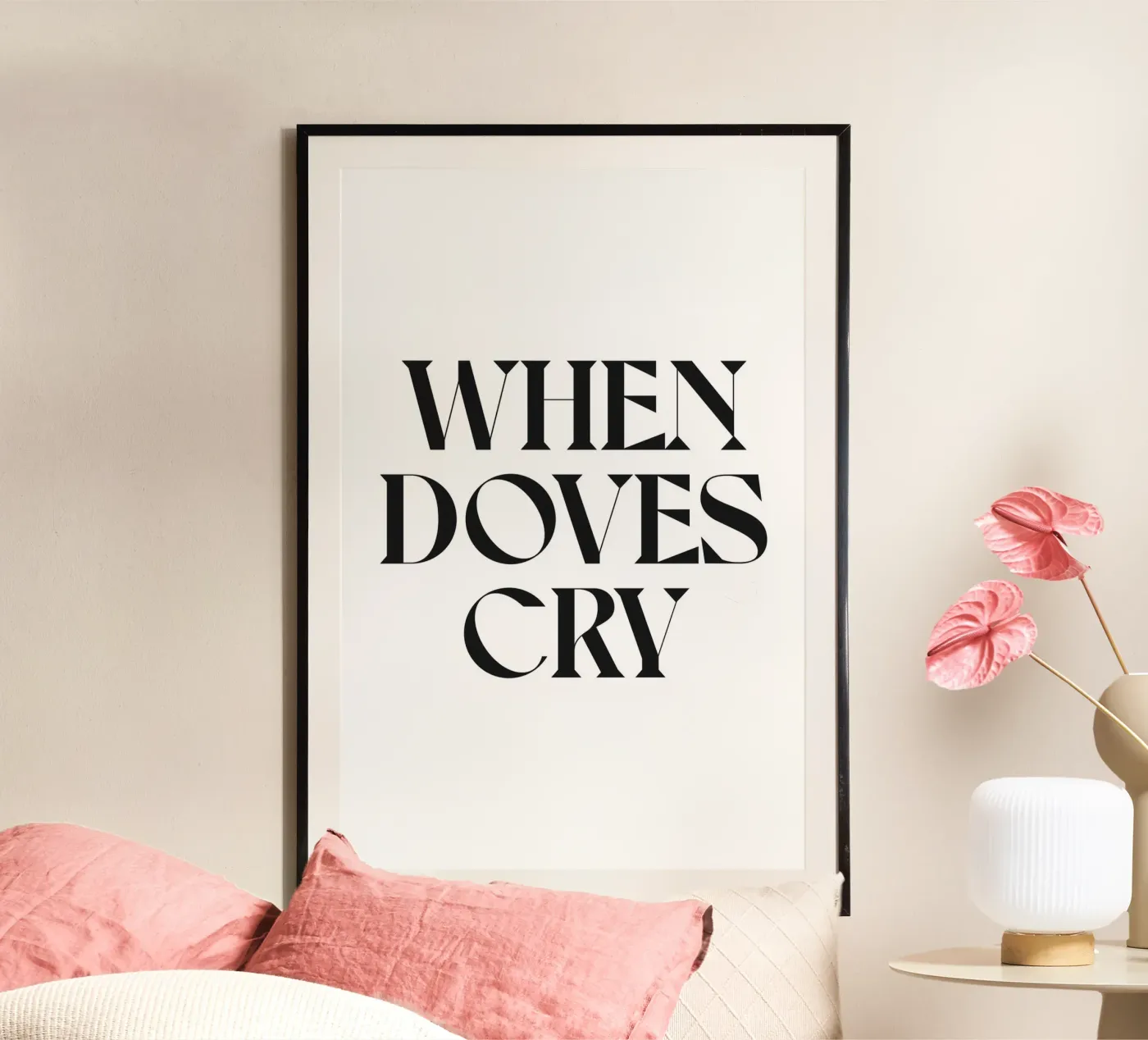 WHEN DOVES CRY poster by n.4