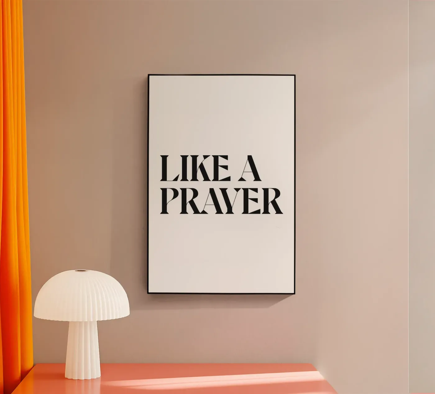 COME UNA PREGHIERA plexiglass da n.4