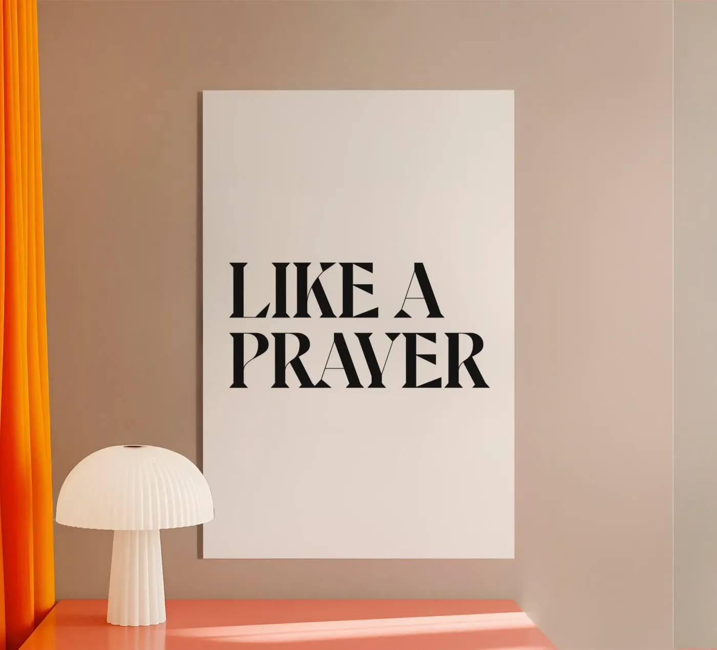 COME UNA PREGHIERA plexiglass da n.4