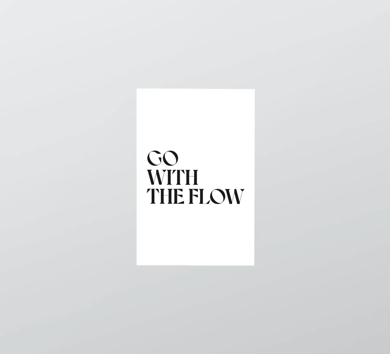 GO WITH THE FLOW sticker by n.4